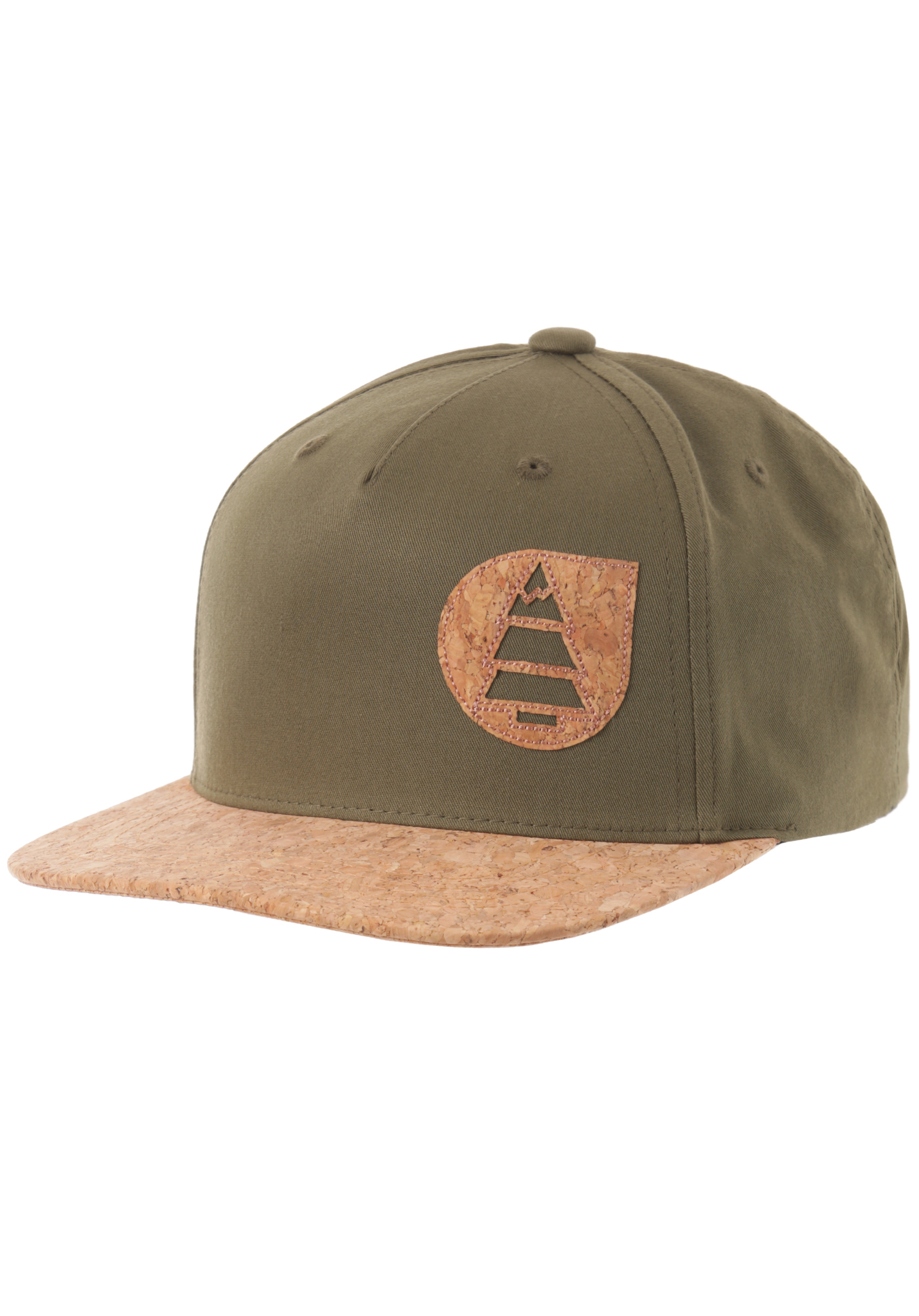 Picture Narrow Snapback Cap military One Size