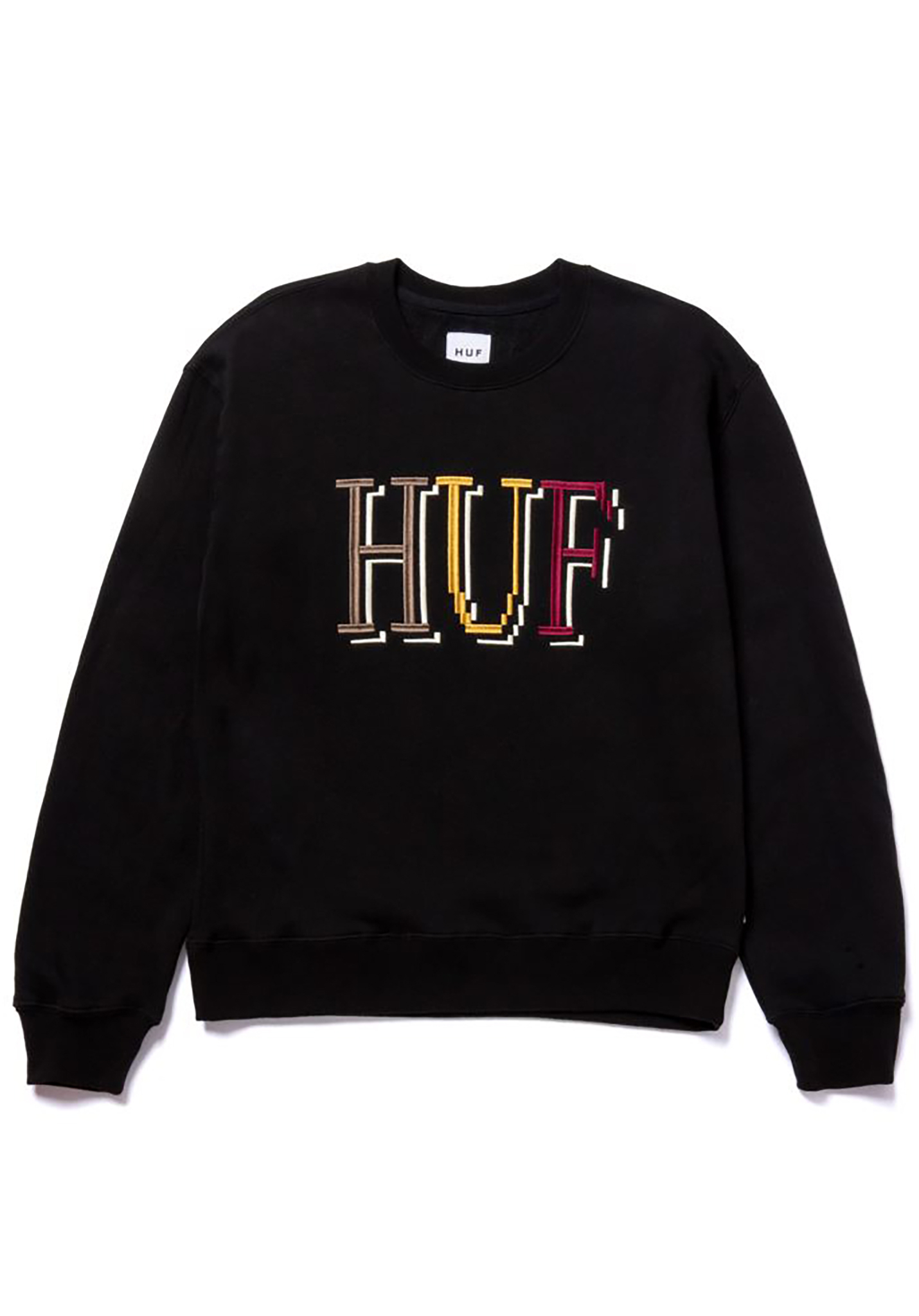 HUF 8-Bit Crew T-Shirt black M