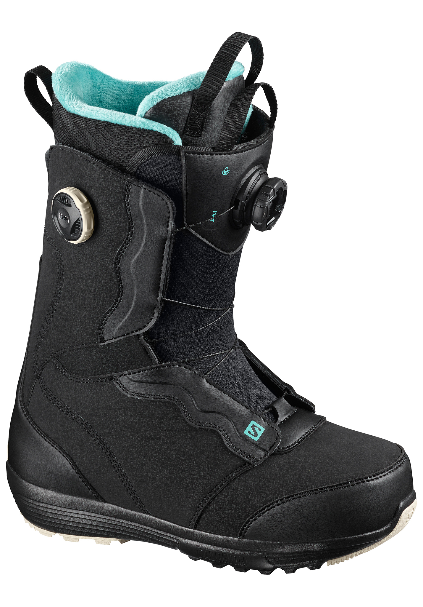 Salomon Ivy Boa SJ Boa Snowboard Boots schwarz/schwarz/meadowbrook 38,5