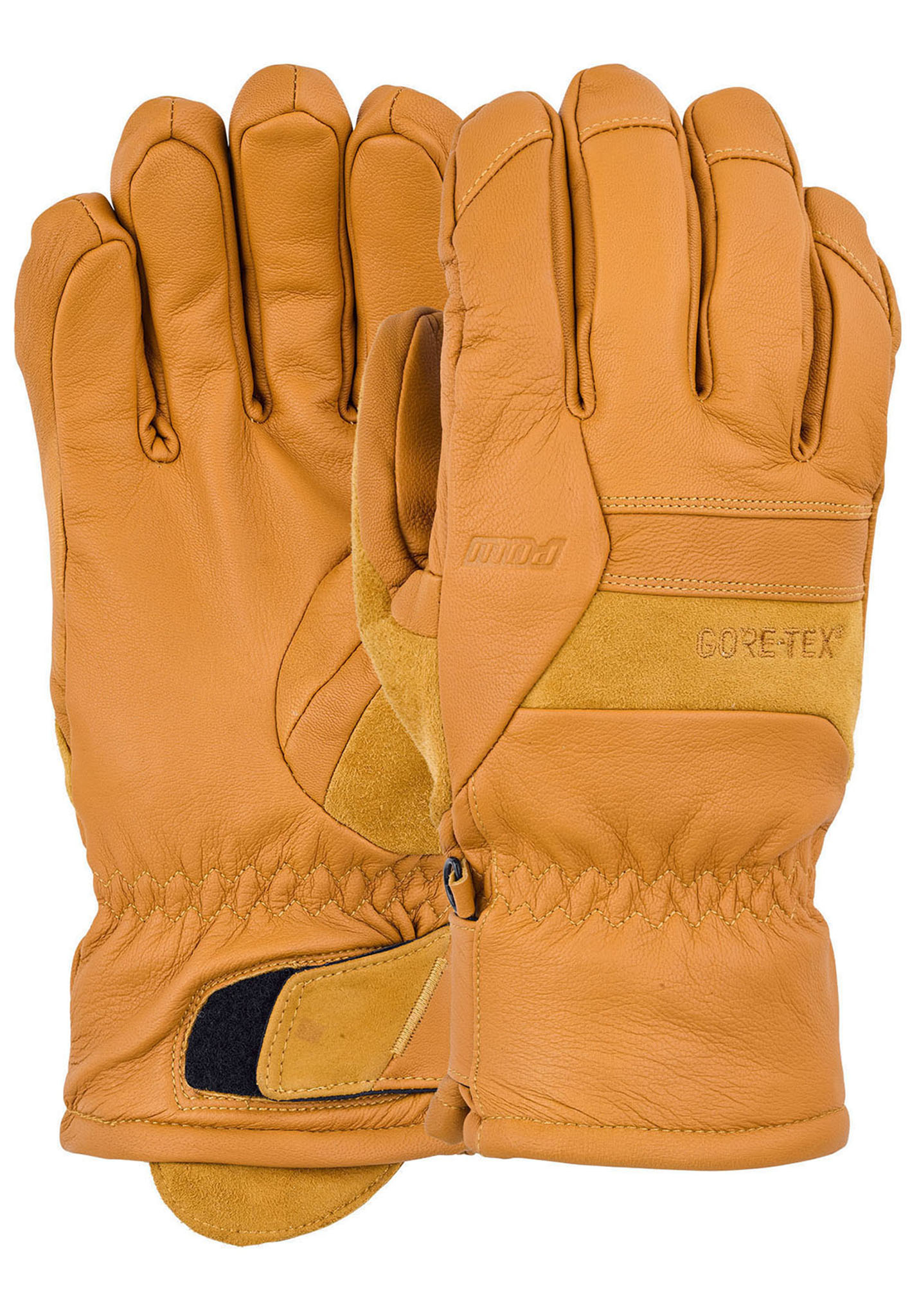 Pow Stealth GTX +Warm Handschuhe hirschhorn braun M