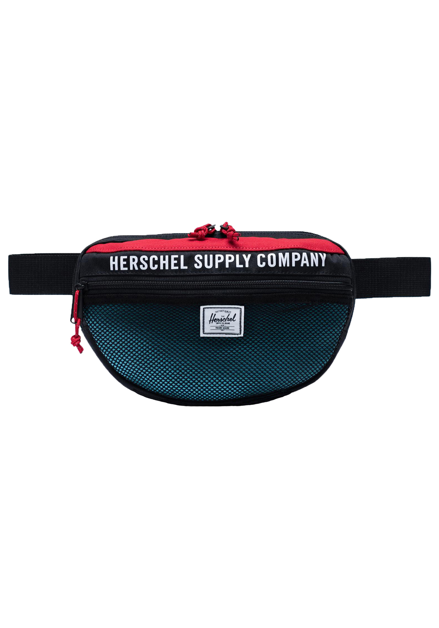Herschel Supply Co. Nineteen Athletics Bauchtaschen schwarz/rot/junggesellenbutton One Size