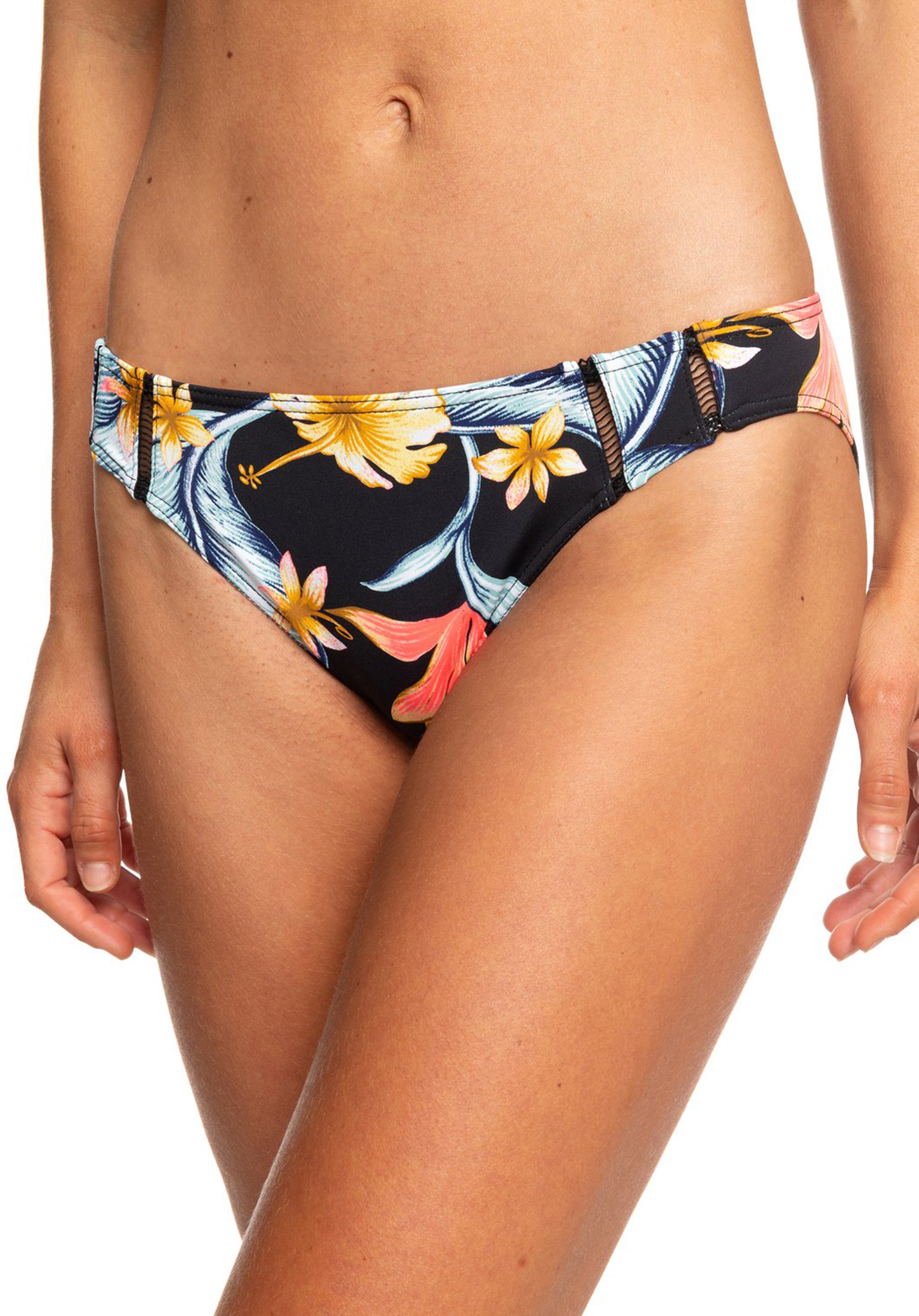 Roxy Dreaming Day Full Bikinihosen anthrazit tropische liebe s L