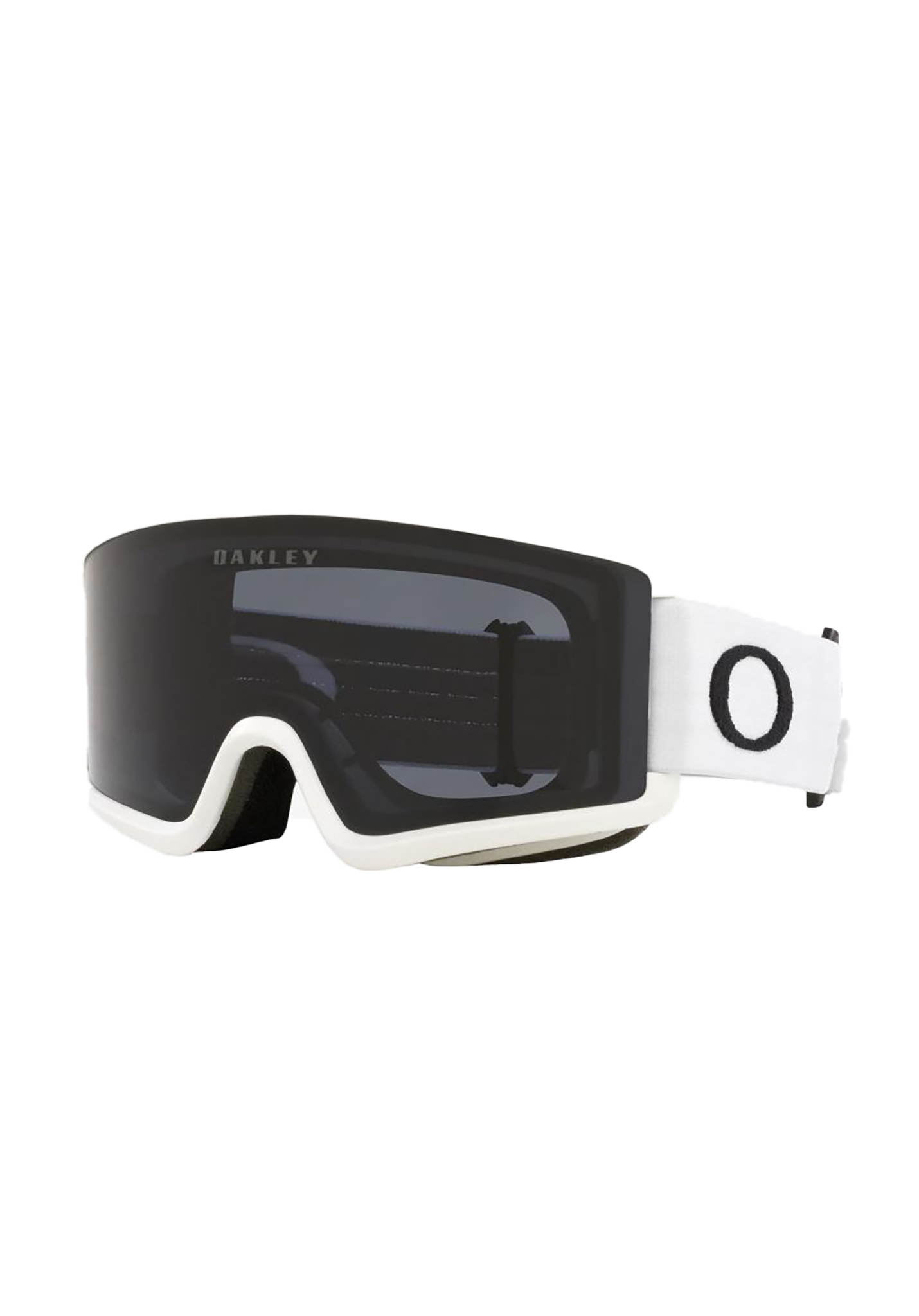 Oakley Target Line S Snowboardbrillen mattes weiß/dunkelgrau One Size