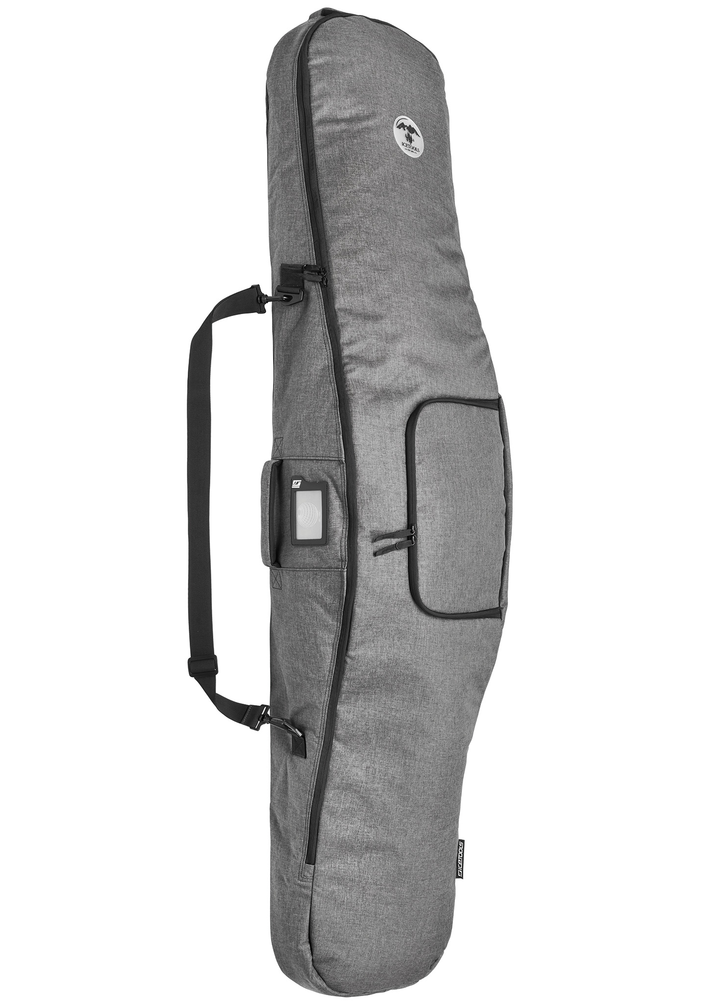 Icetools Cargo 155cm Surf Boardbags grey One Size