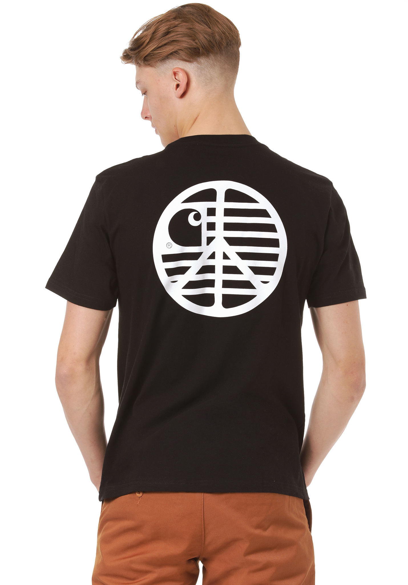 Carhartt WIP Peace State T-Shirt schwarz / weiß L