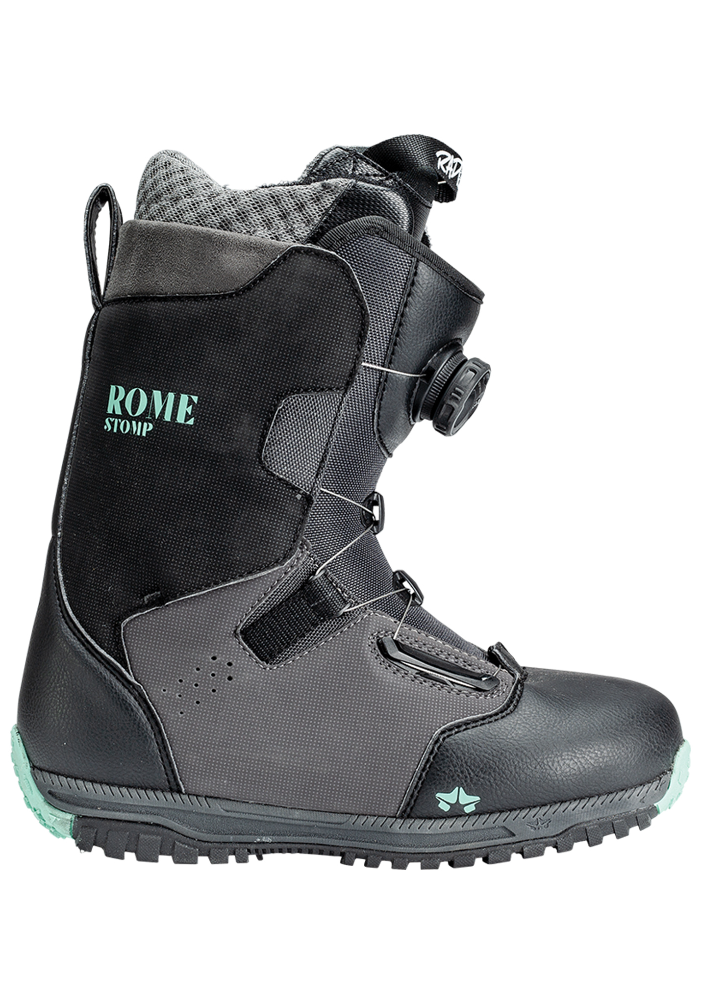 Rome Stomp Freeride Snowboard Boots schwarze minze 39