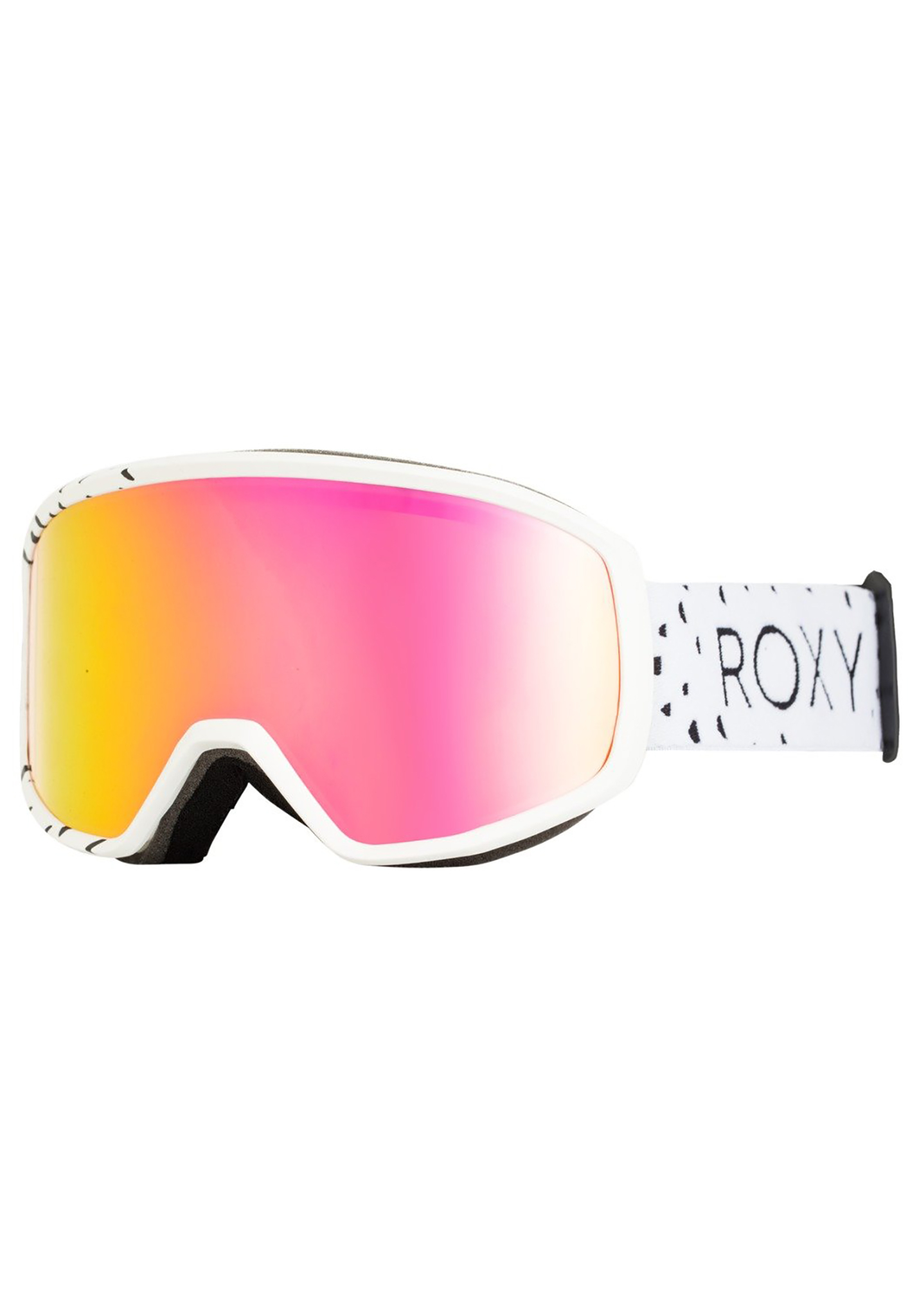 Roxy Izzy Snowboardbrillen bright white One Size