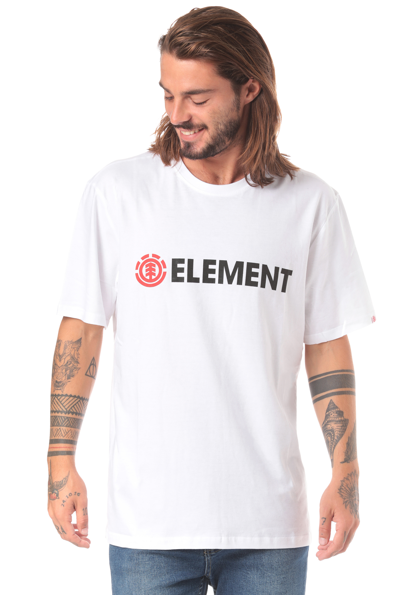 Element Blazin T-Shirt white XL