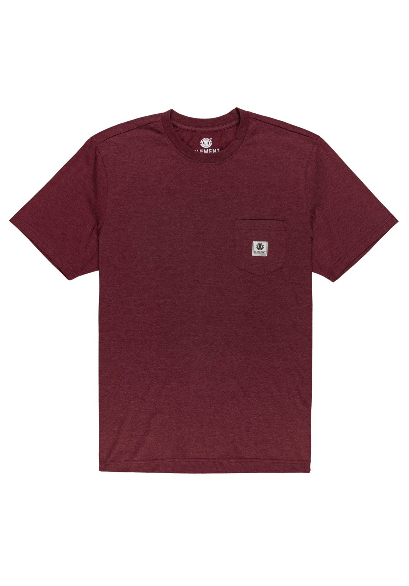 Element Basic Pocket T-Shirt vint red heather XS