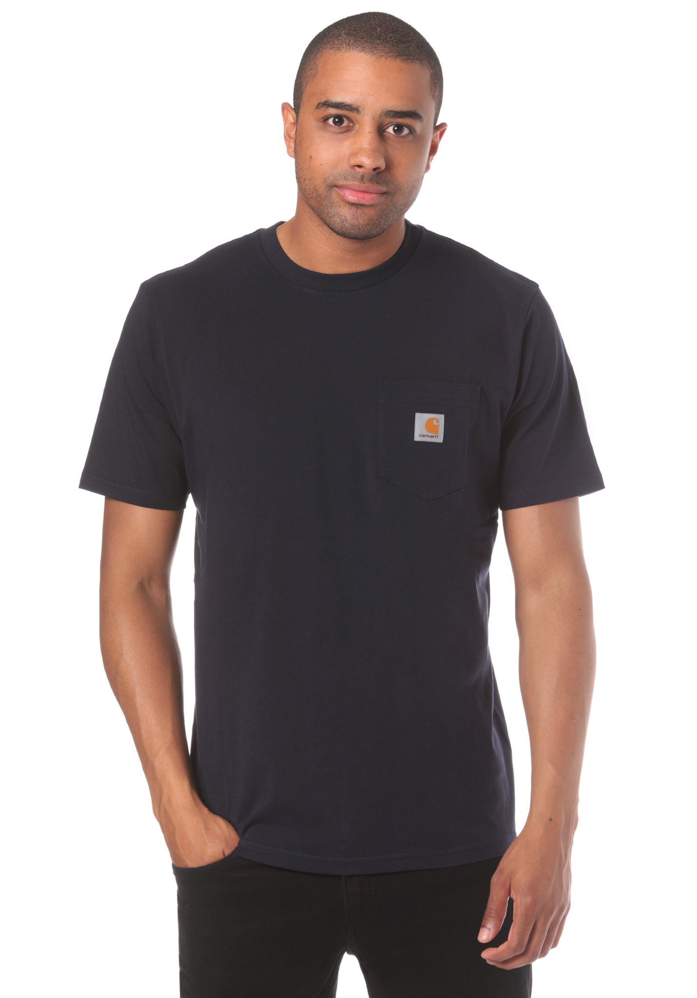 Carhartt WIP Pocket T-Shirt schwarz / kohlenstoff XXL