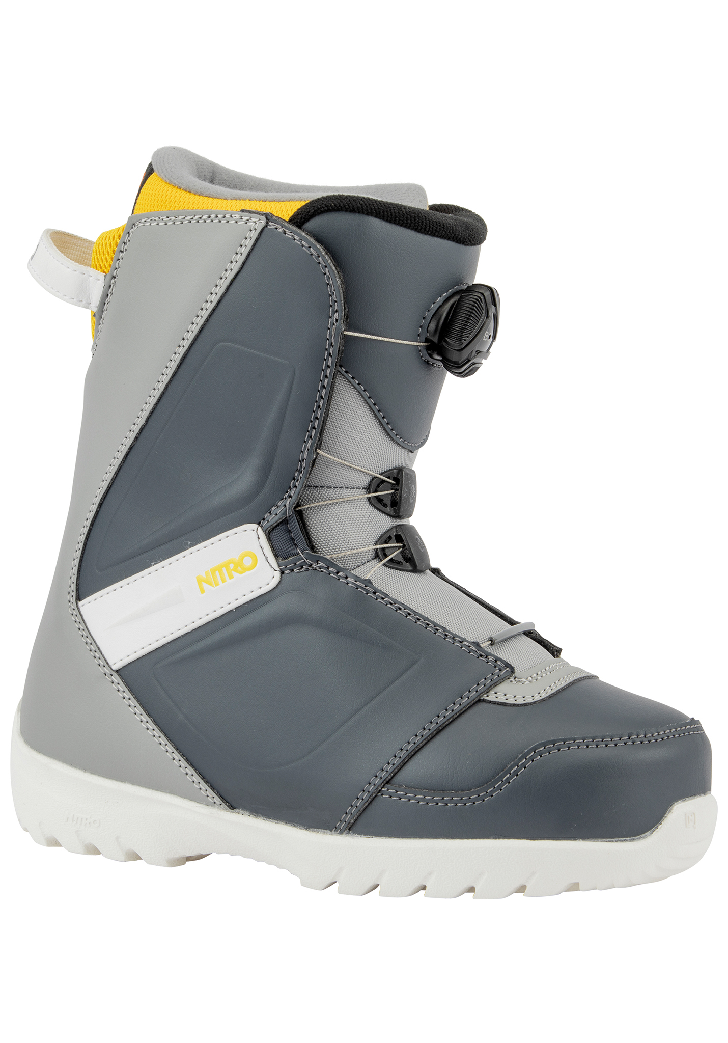 Nitro Droid Boa All Mountain Snowboard Boots marine bl-grey-yell 34