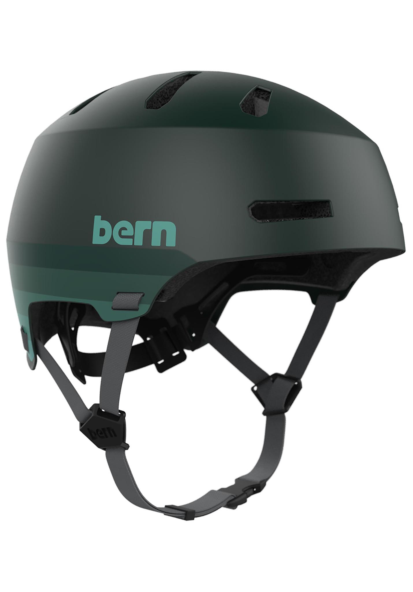Bern Macon 2.0 H2O Helm mattem retro-wald L