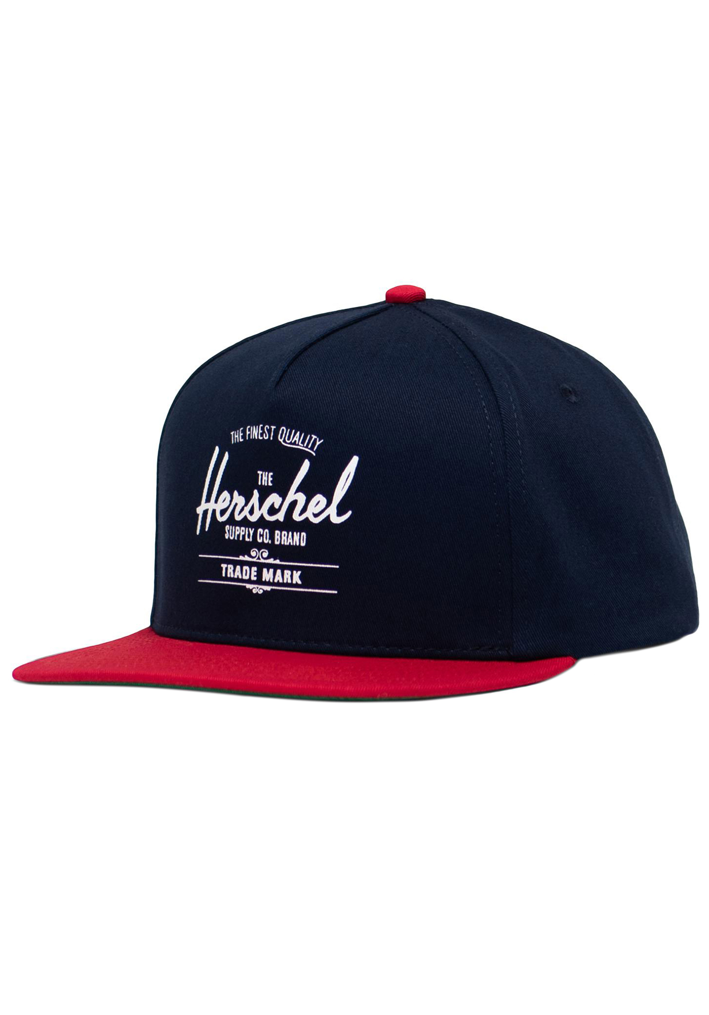 Herschel Supply Co. Whaler Snapback Cap peacoat/tango rot/weiß One Size