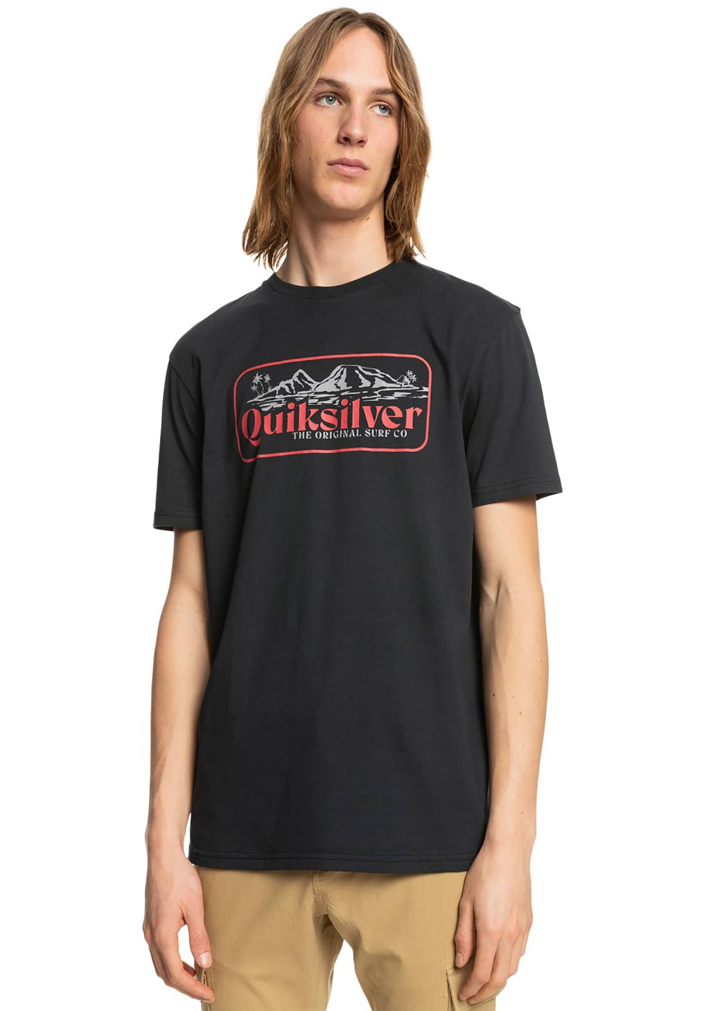Quiksilver Mountain Script T-Shirt black S