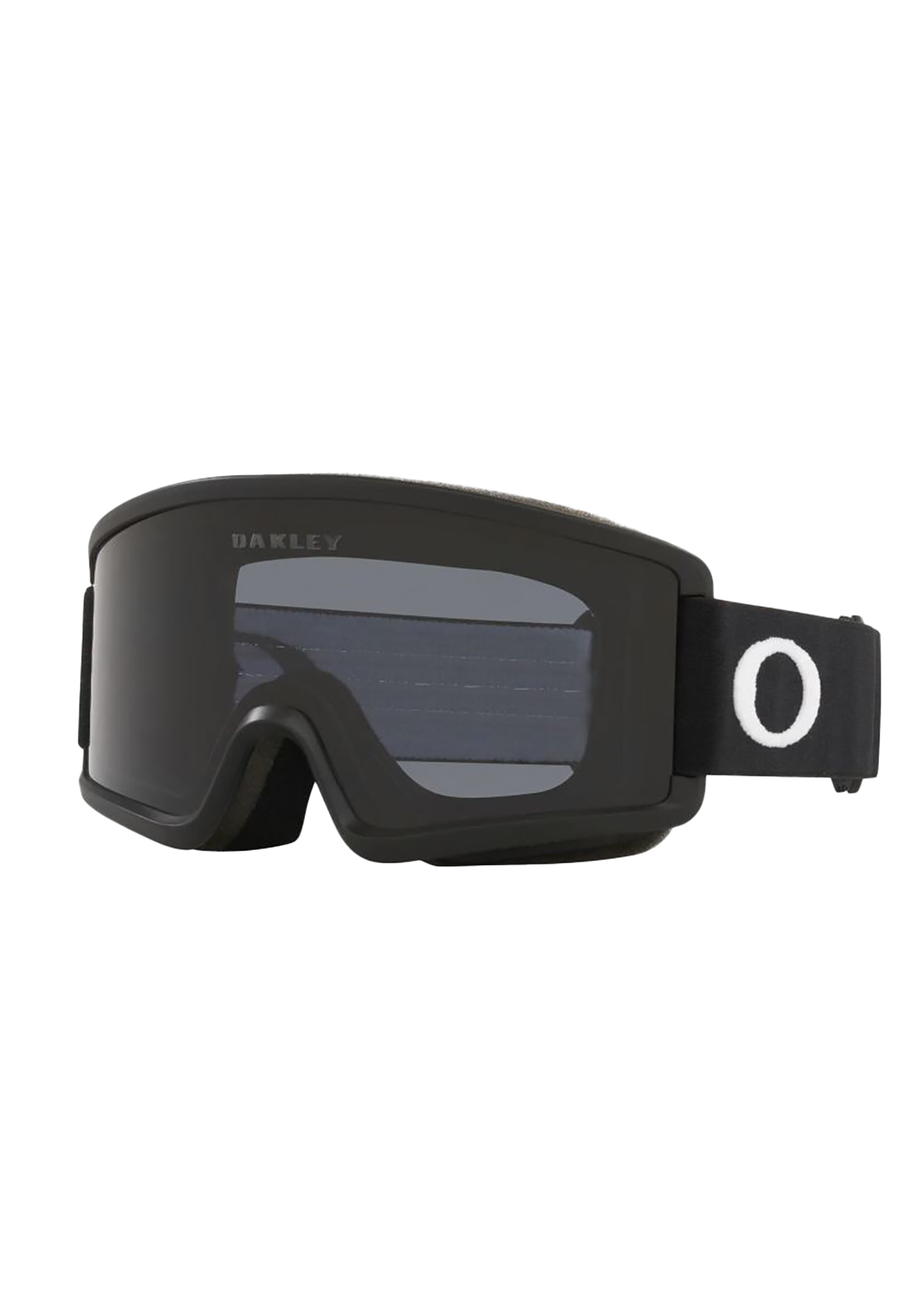 Oakley Target Line S Snowboardbrillen mattschwarz/dunkelgrau One Size