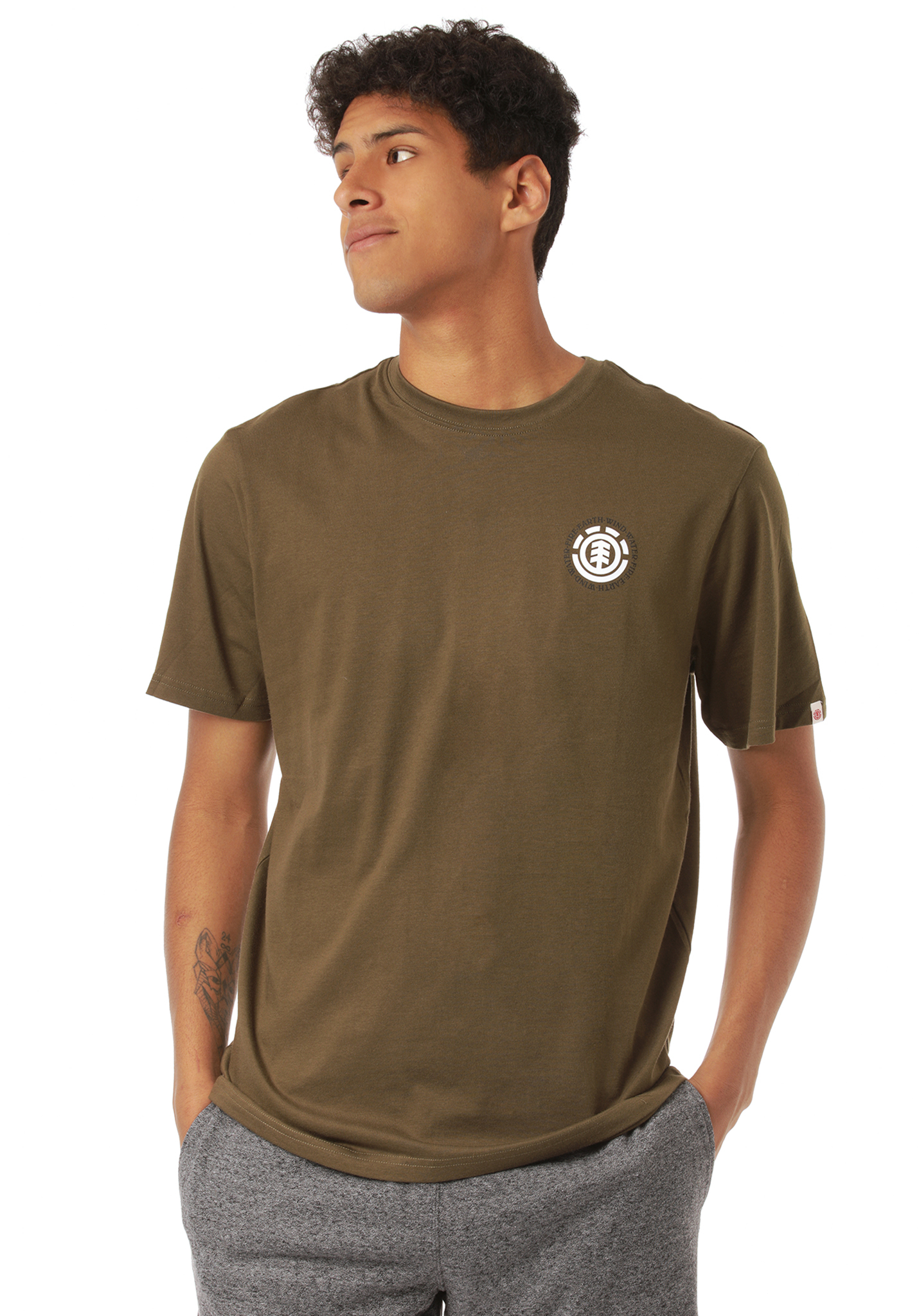 Element Seal Backprint T-Shirt army XL