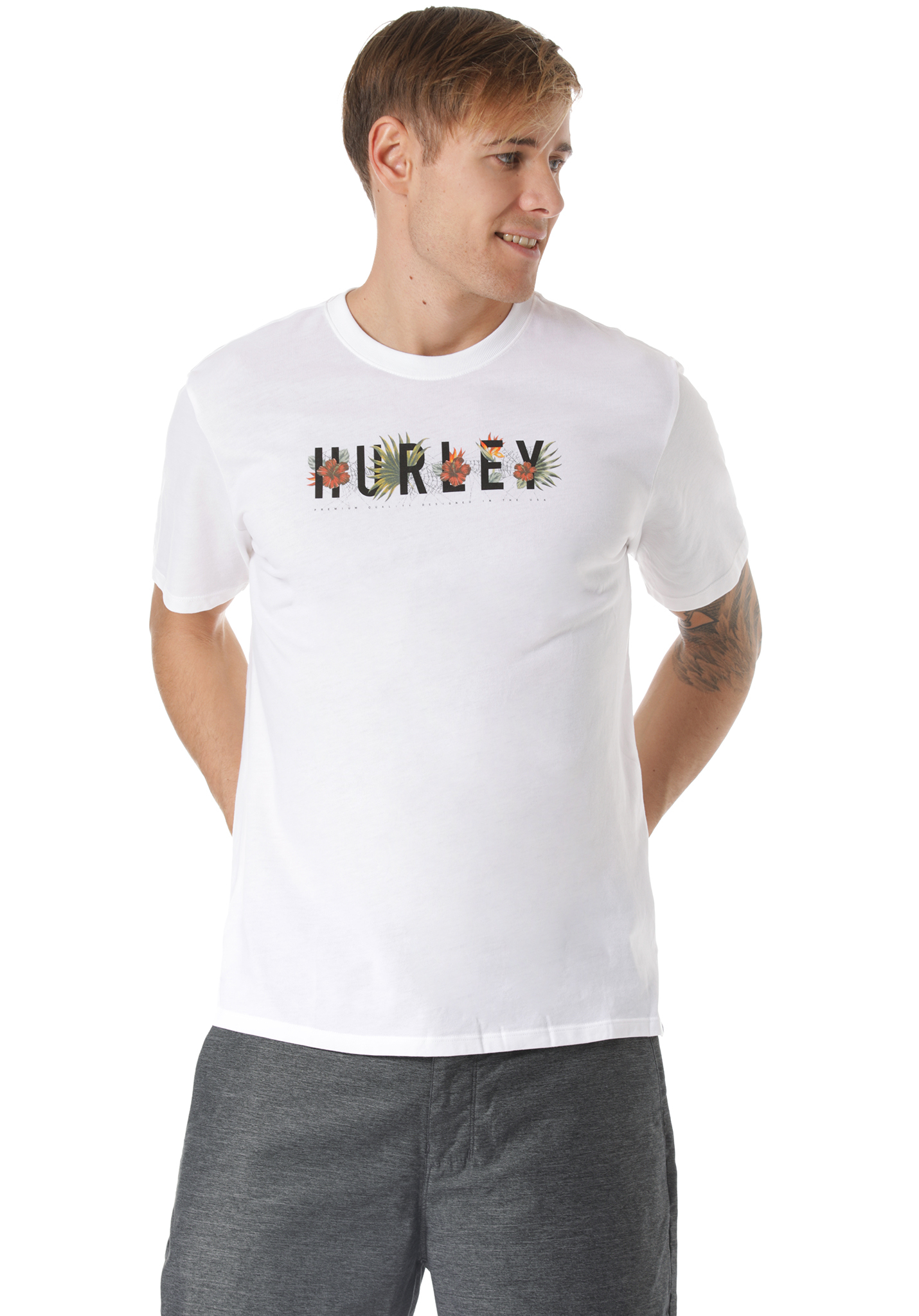 Hurley Df Flourish T-Shirt white L