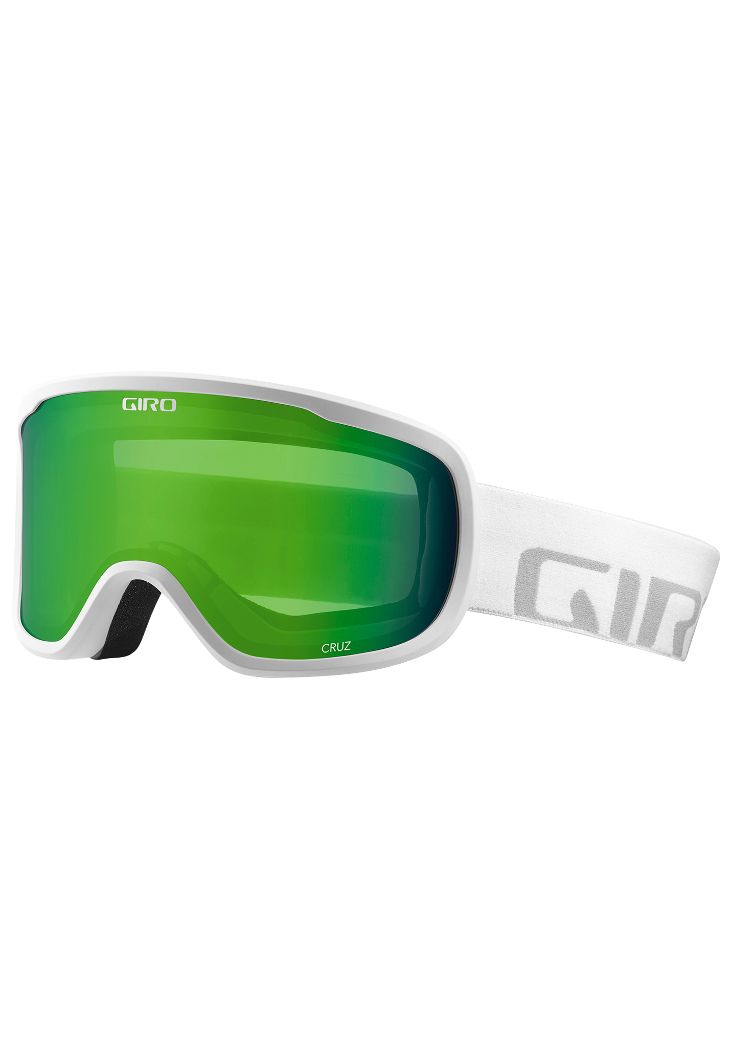 Giro Cruz Snowboardbrillen weiße wortmarke/lodengrün One Size