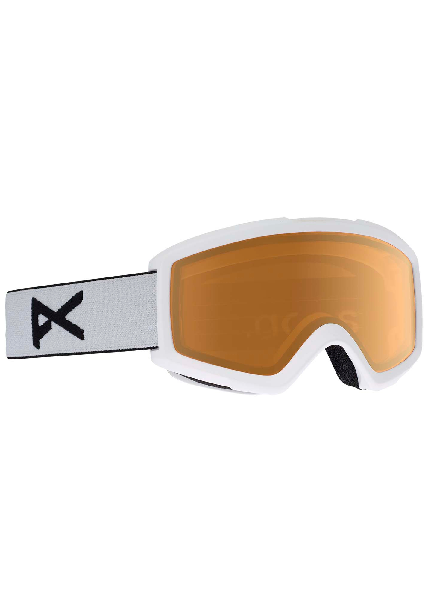 Anon Helix 2.0 Snowboardbrillen weiß/bernsteinfarben One Size