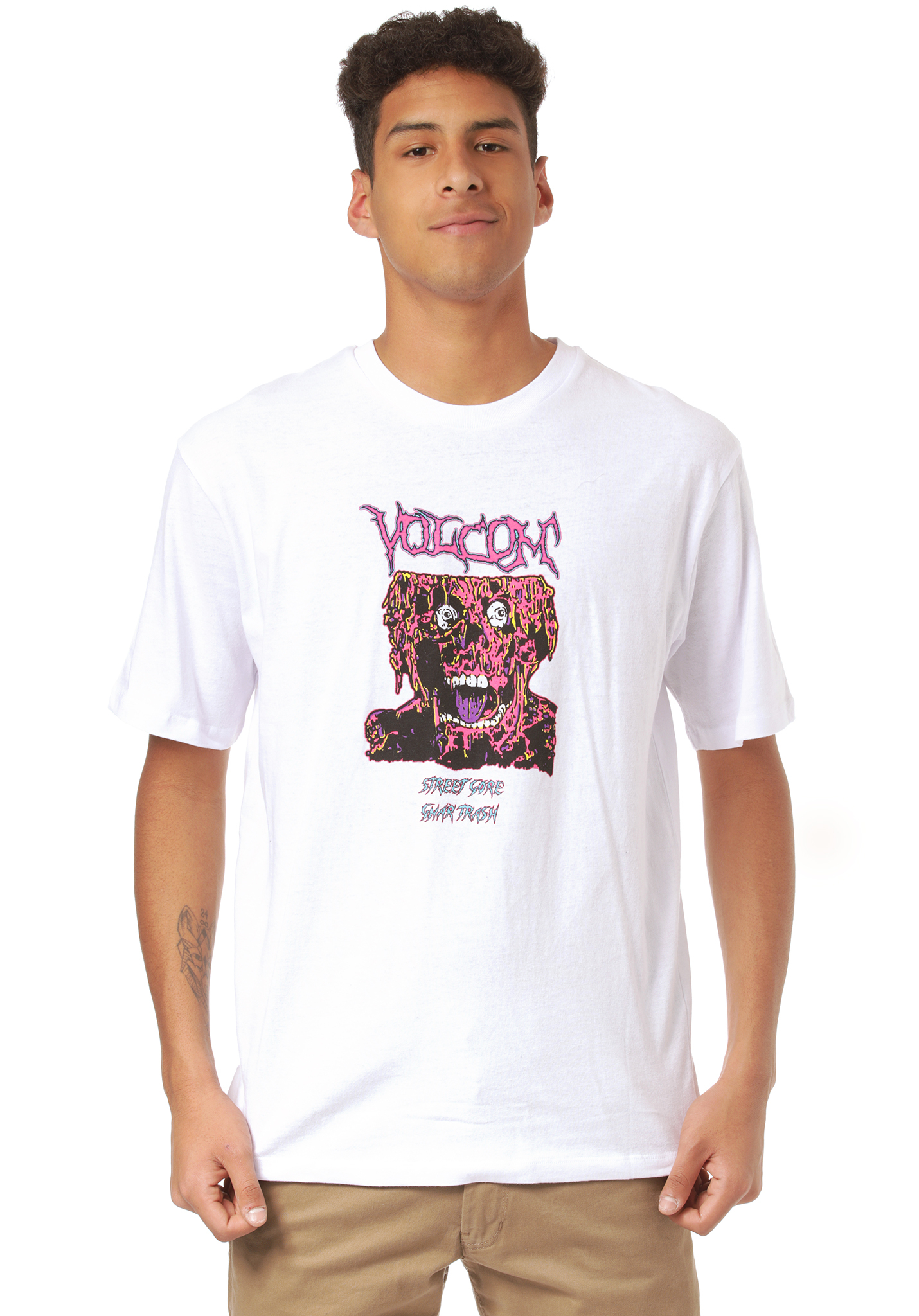 Volcom Extraneous Lifeforms T-Shirt weiß S
