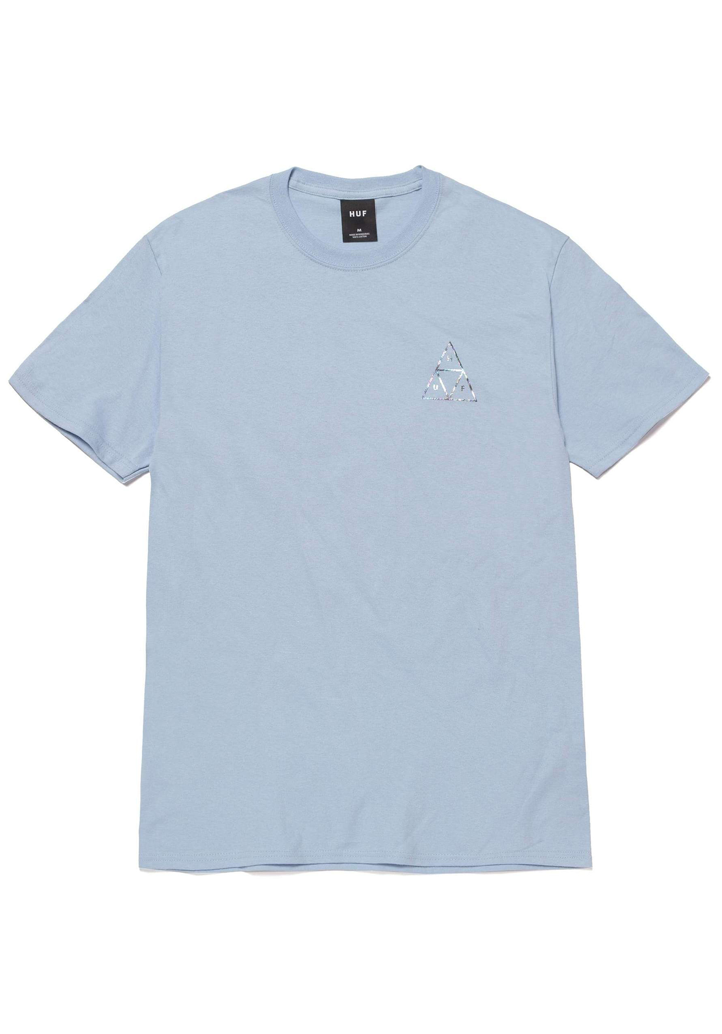HUF Holoshine Foil T-Shirt light blue XXL