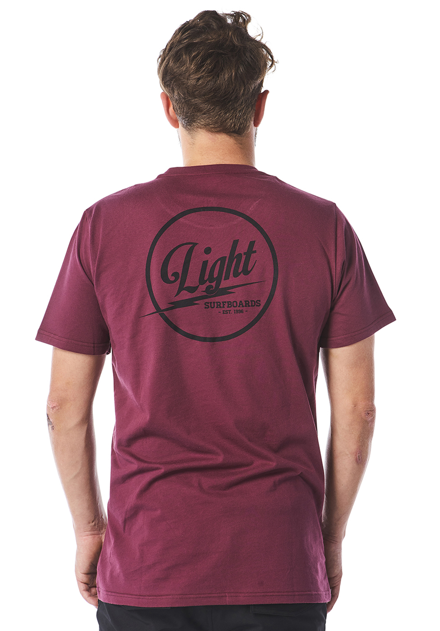LIGHT Boards 19 T-Shirt burgundy XL