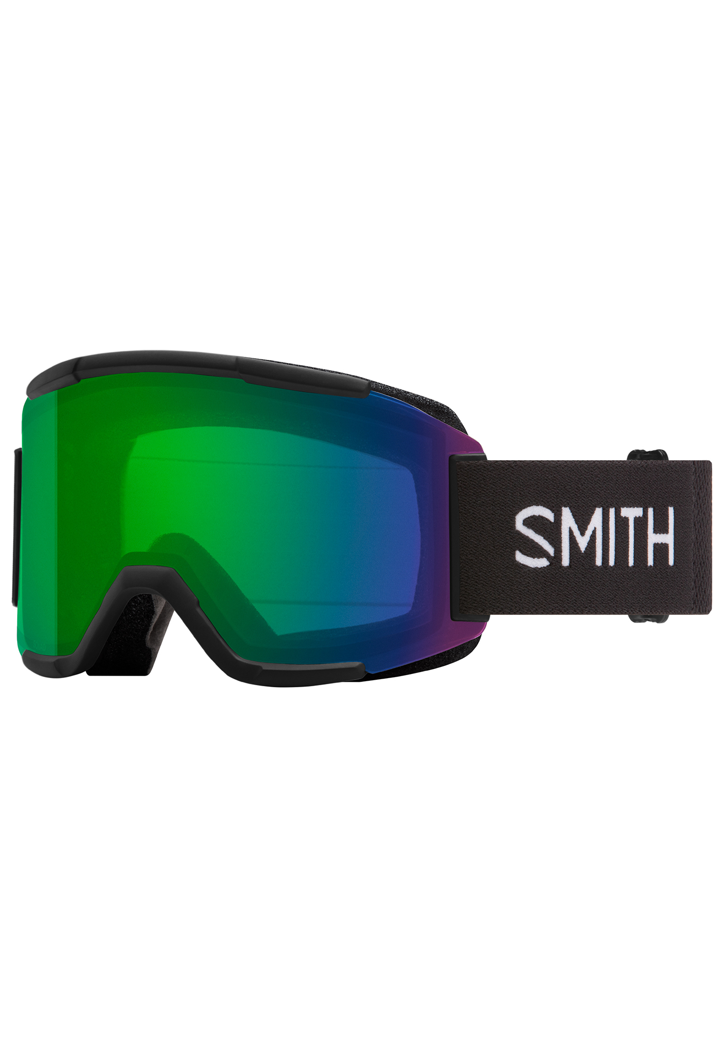 Smith Squad Snowboardbrillen schwarz/alltagsgrüner spiegel One Size
