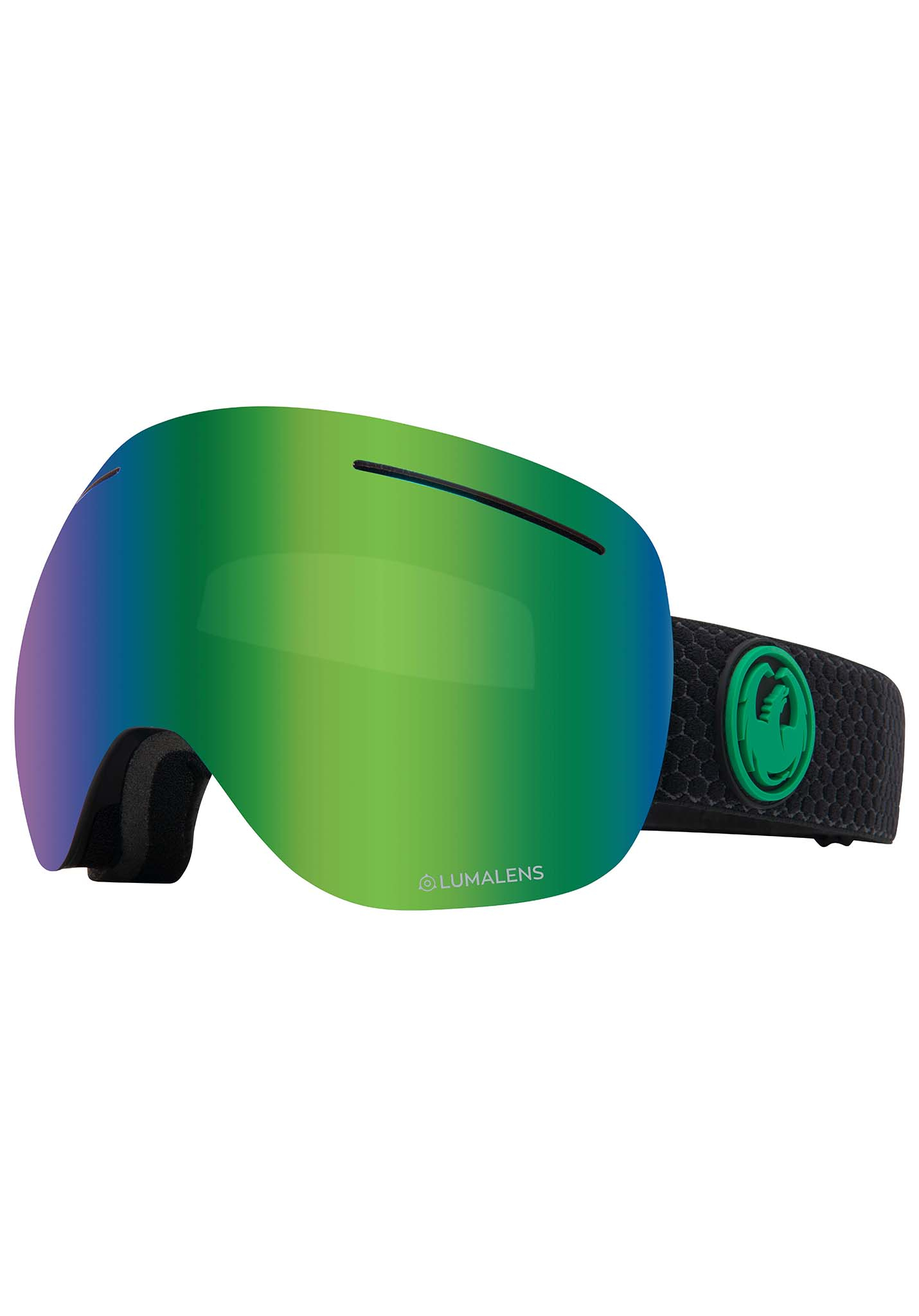 Dragon X1 Snowboardbrillen split / lumalens green ion + lumalens amber One Size