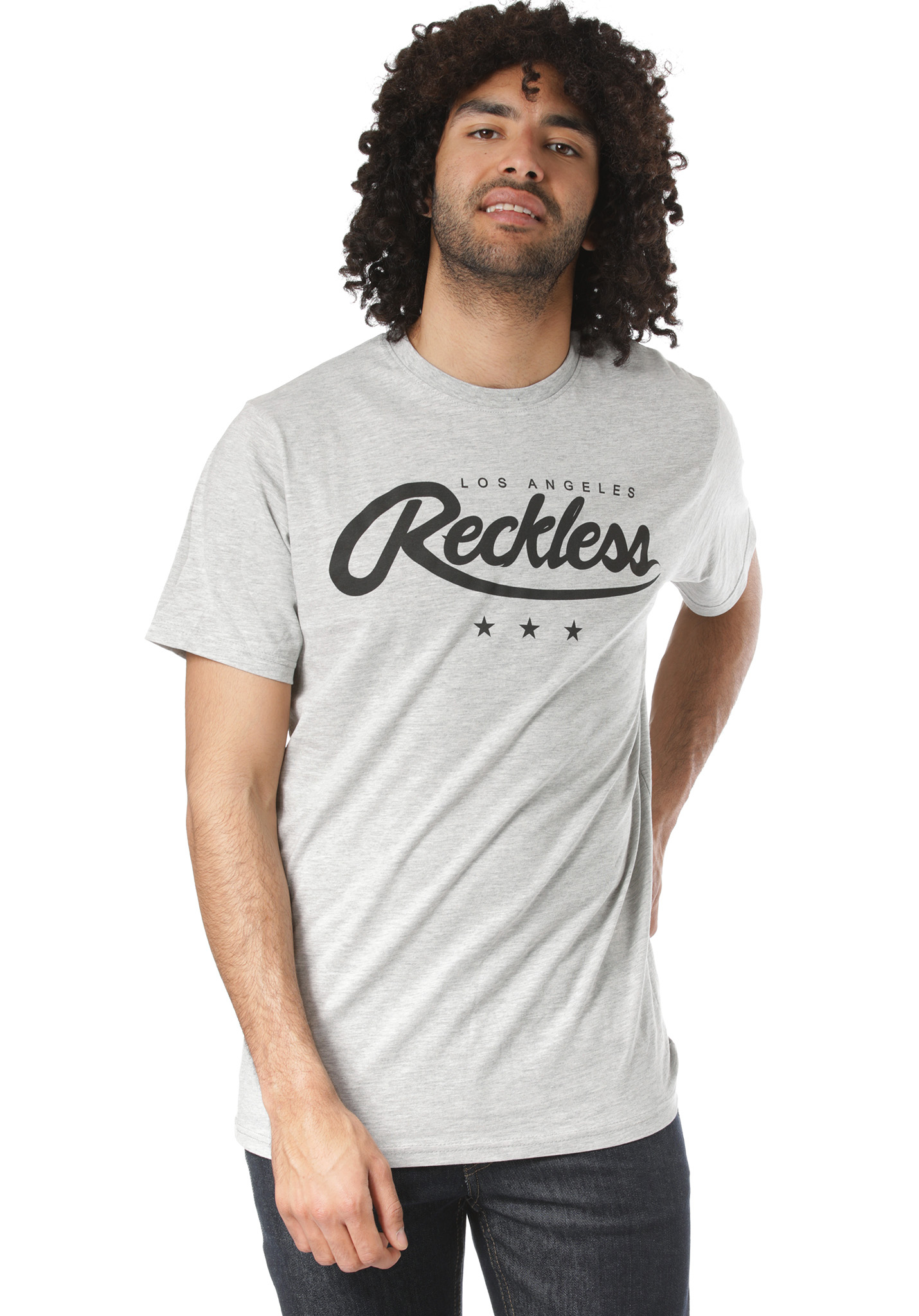 Young and Reckless National Glory T-Shirt light grey melange S
