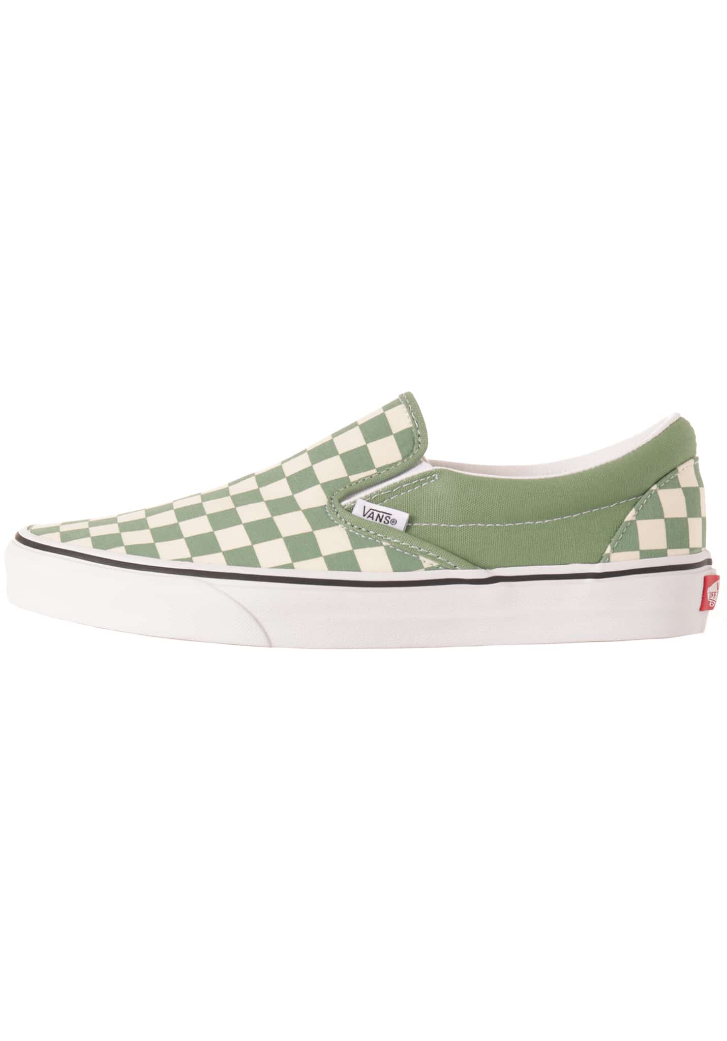 Vans Classic Slip-On Skateschuhe Low white - green 42