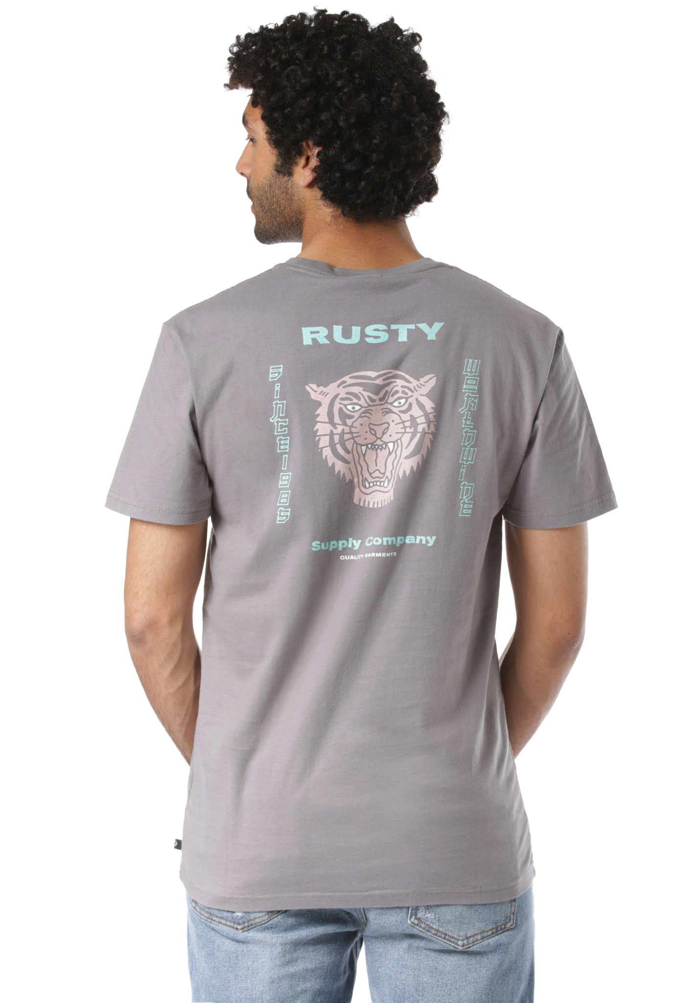 Rusty Turf War T-Shirt steingrau M