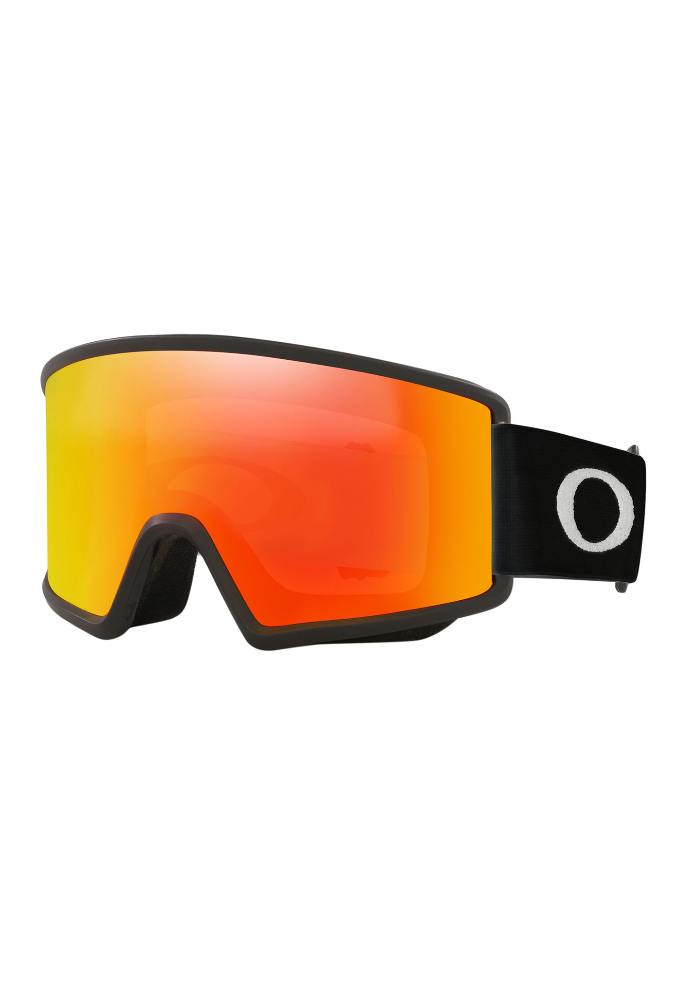 Oakley Target Line S Snowboardbrillen mattschwarz/feueriridium One Size