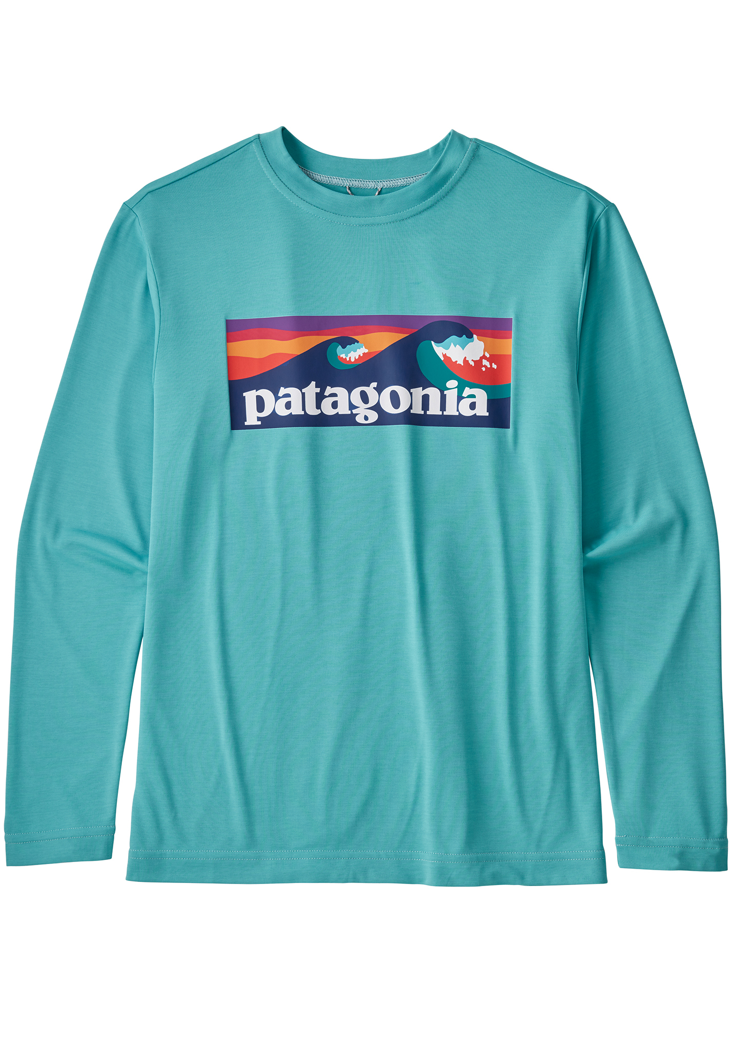 Patagonia Cap Cool Daily Langarmshirts boardshort logo: iggy blau x-dye XL