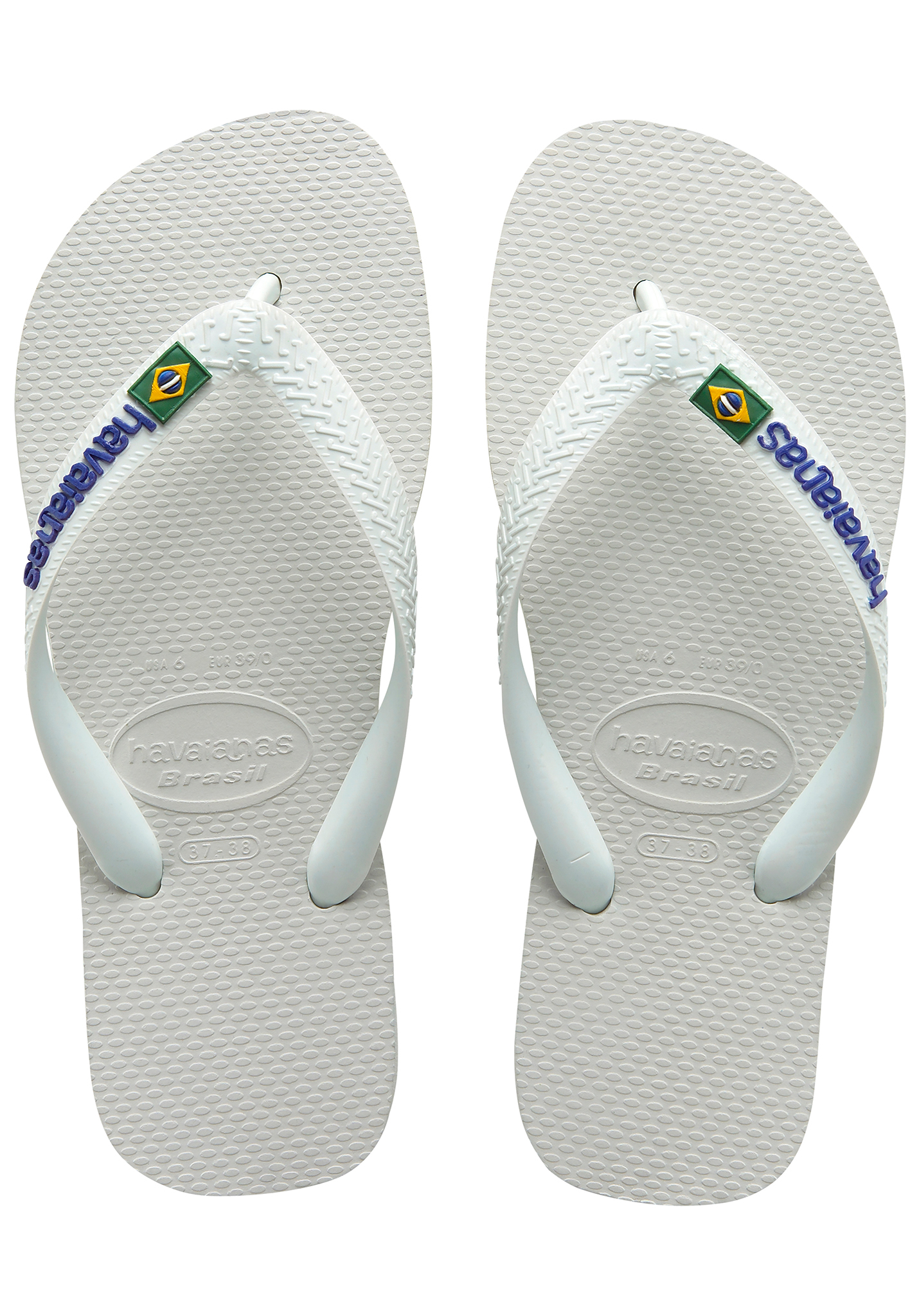 Havaianas Brasil Logo Zehentrenner white 47/48
