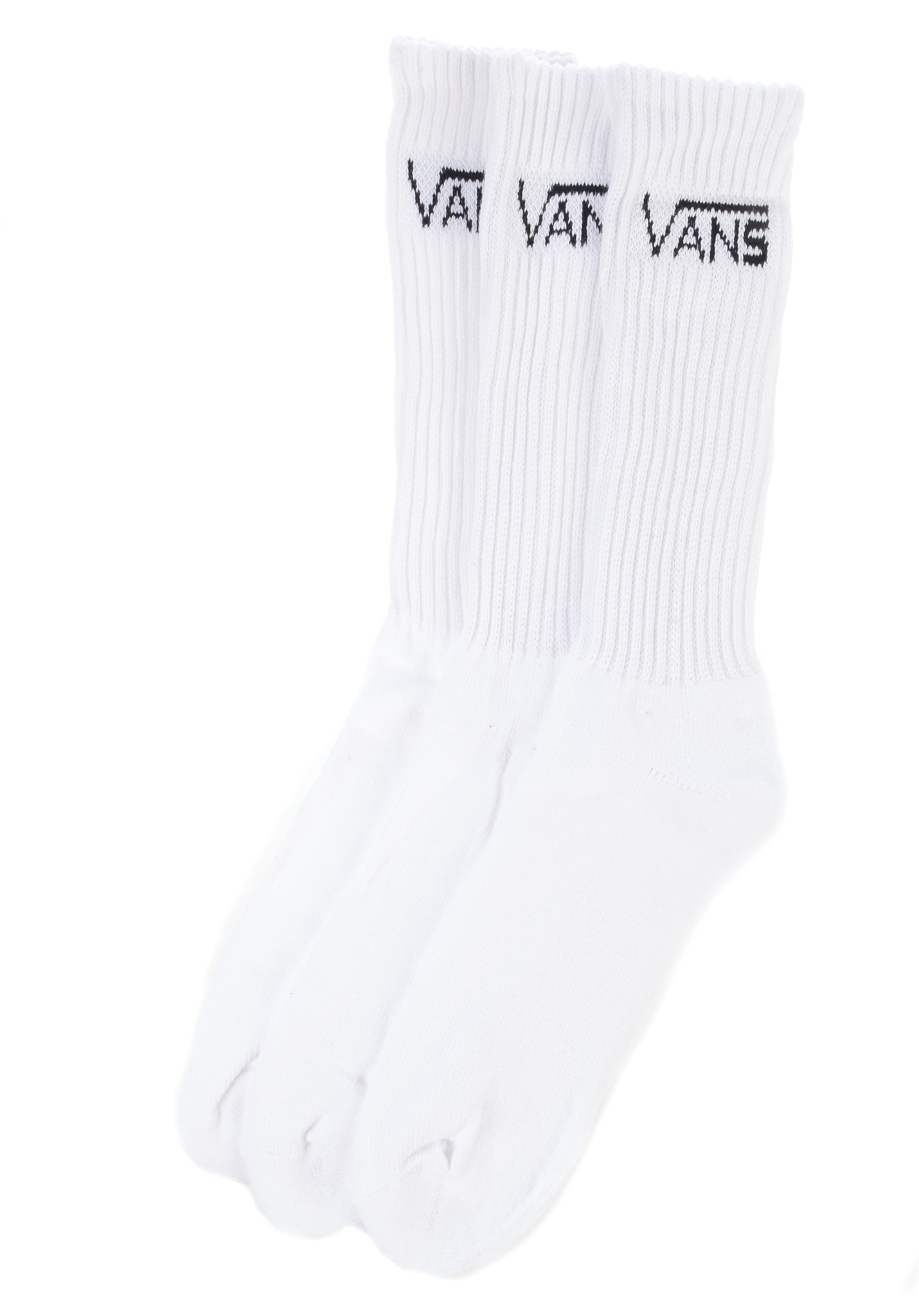 Vans Classic Crew 3 Pack Socken weiß One Size