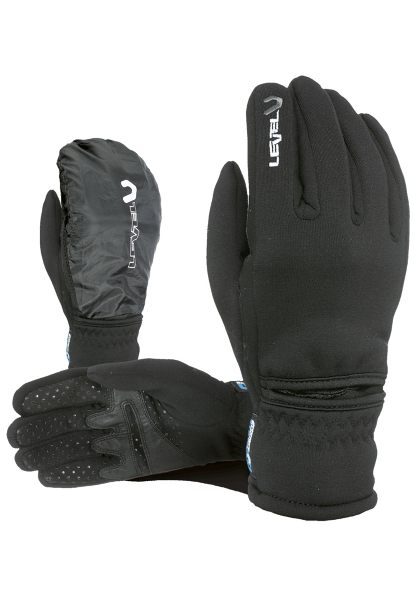 Level Trail Polartec I-Touch Snowboard Handschuhe schwarz / grau XXL
