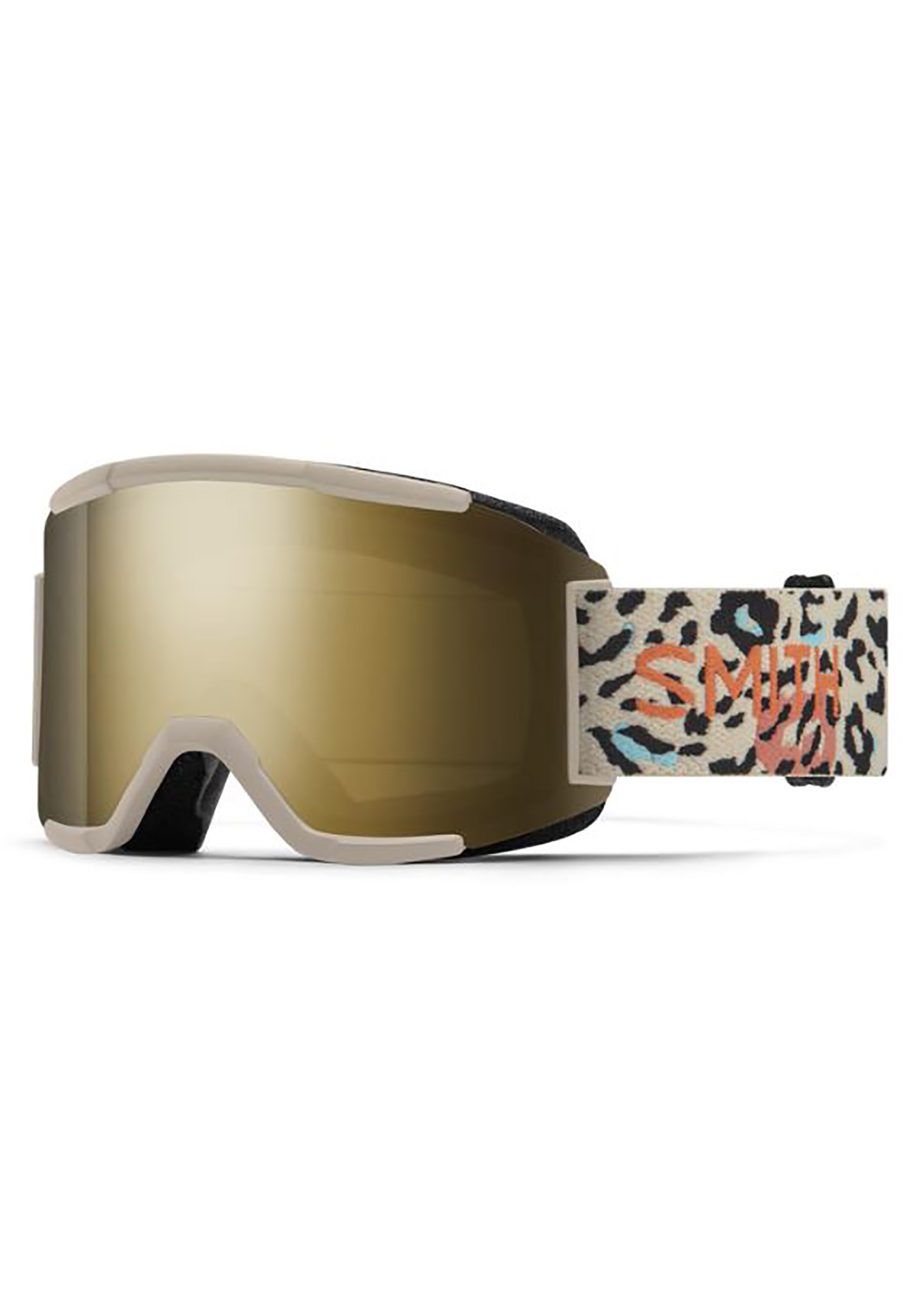 Smith Squad Snowboardbrillen birke seltsame geschöpfe/sonne schwarz gold spiegel One Size