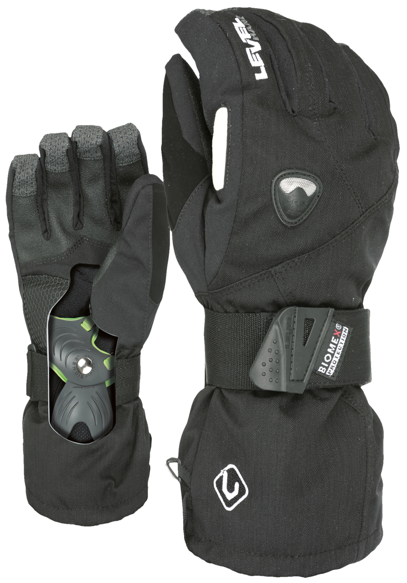 Level Fly Snowboard Handschuhe black M/L
