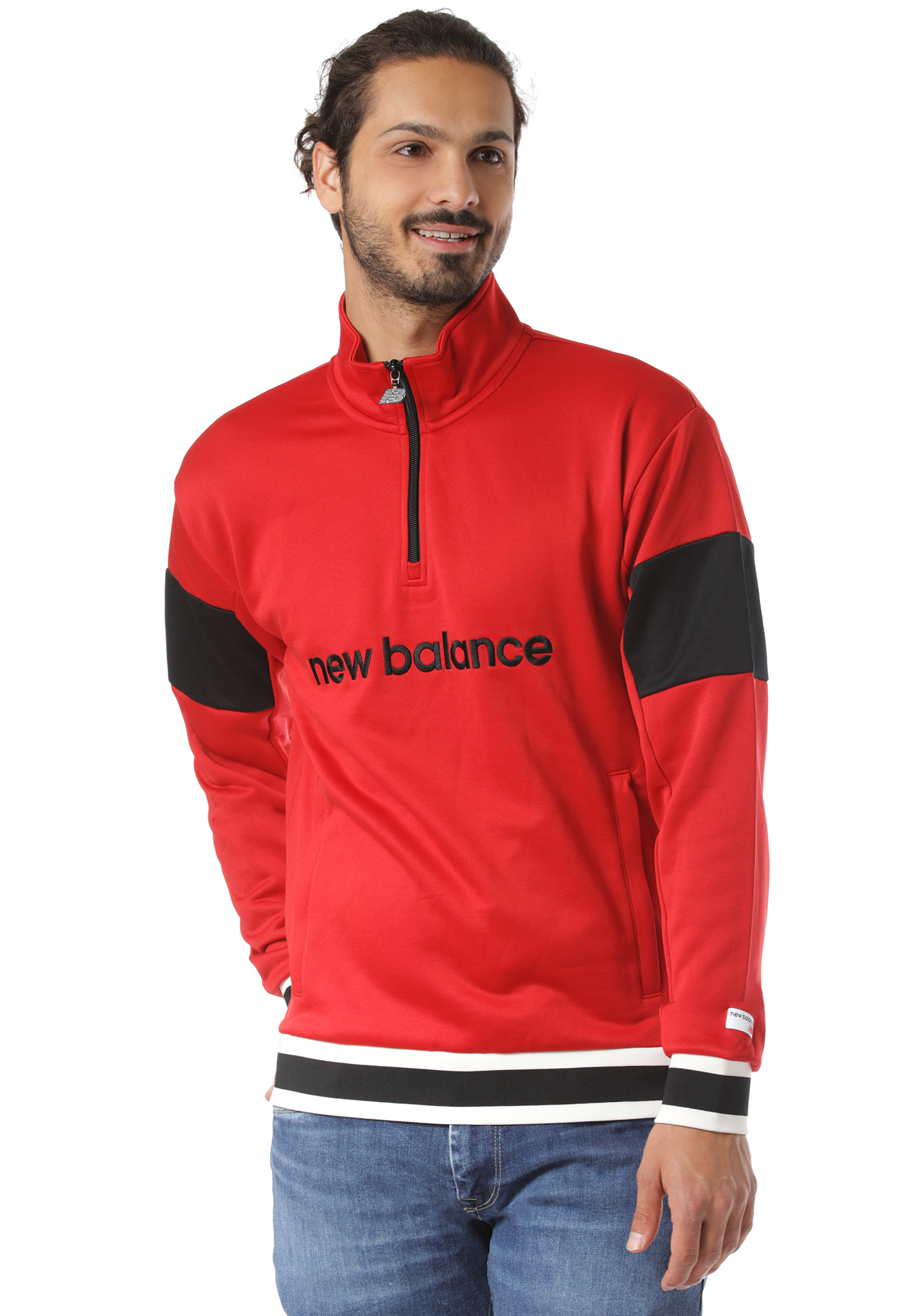 New Balance MT93540 Sweatshirt red XL