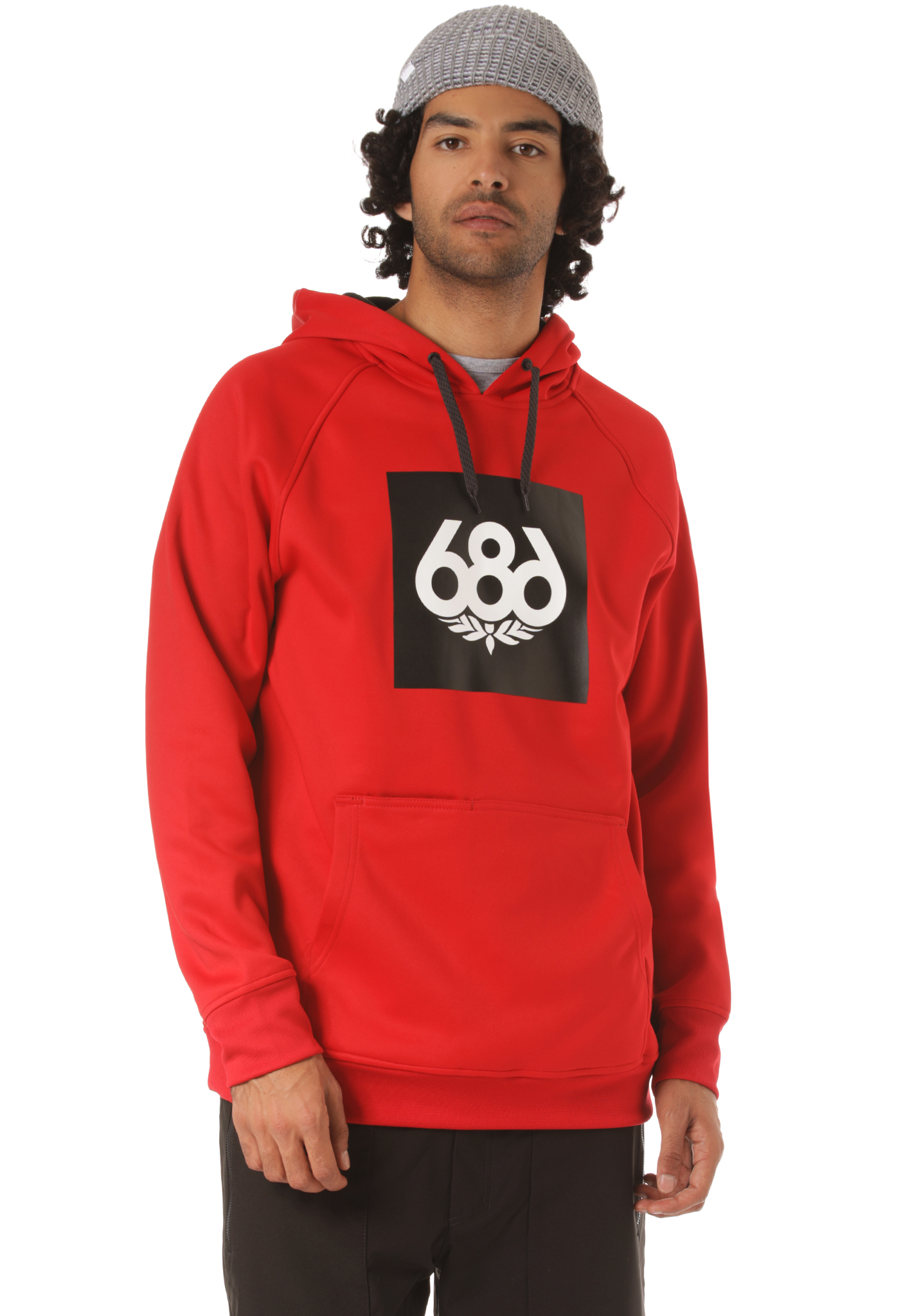686 Knockout Bonded Hoodie red XXL