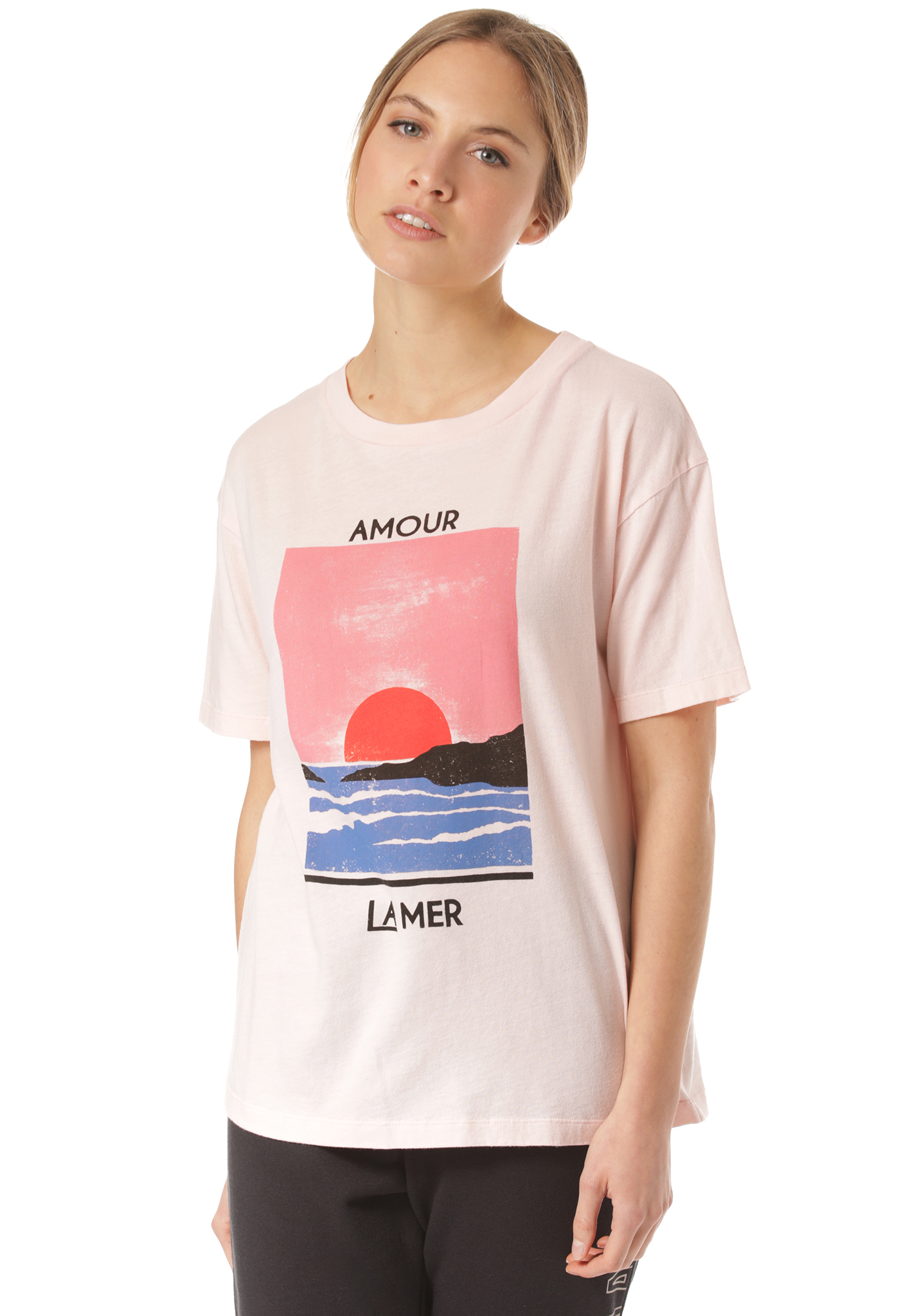 Billabong Amour La Mer T-Shirt leicht erröten L