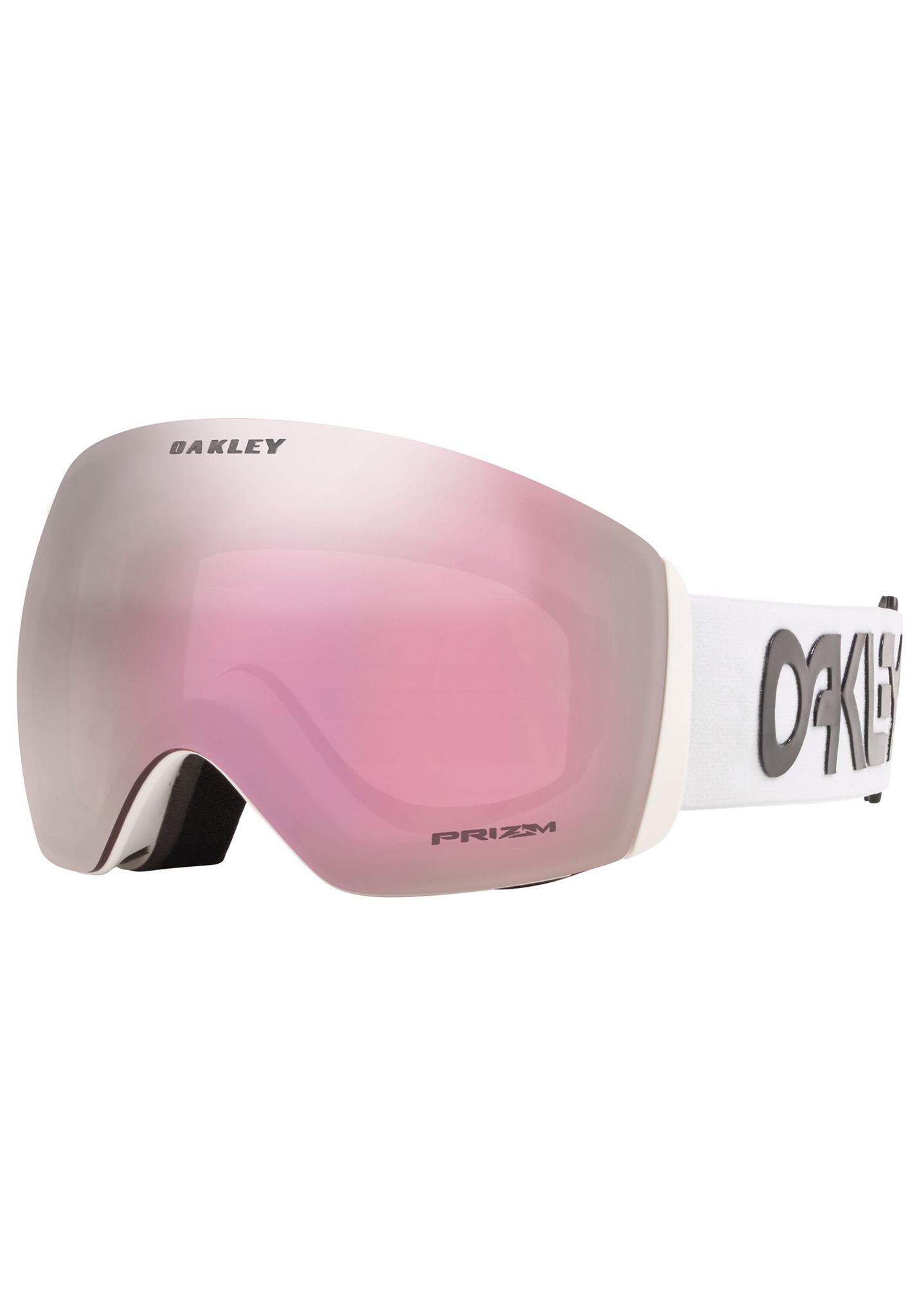Oakley Flight Deck L Snowboardbrillen rosa/weiß One Size
