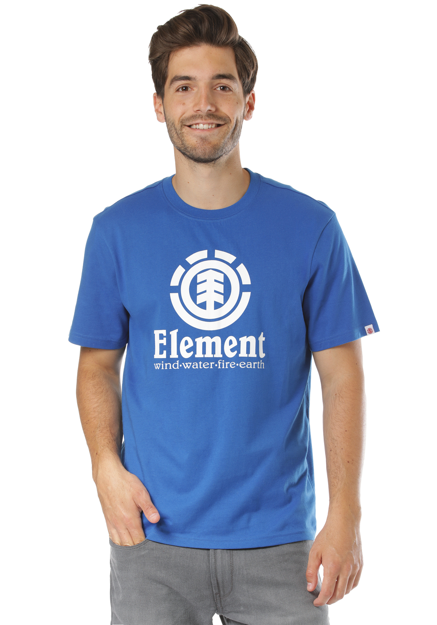 Element Vertical T-Shirt blue XL