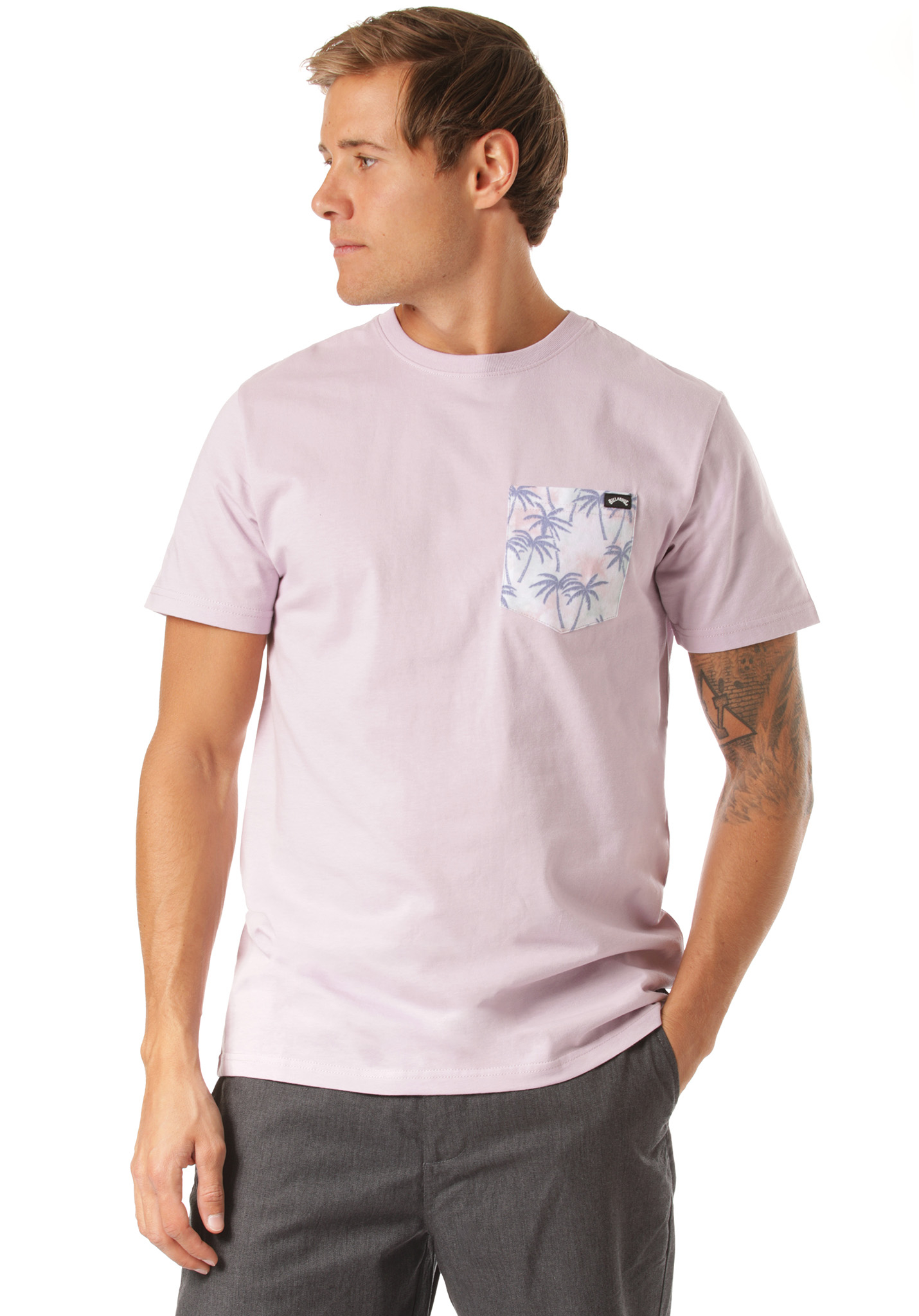 Billabong Allday Printed Crew T-Shirt weiß XL