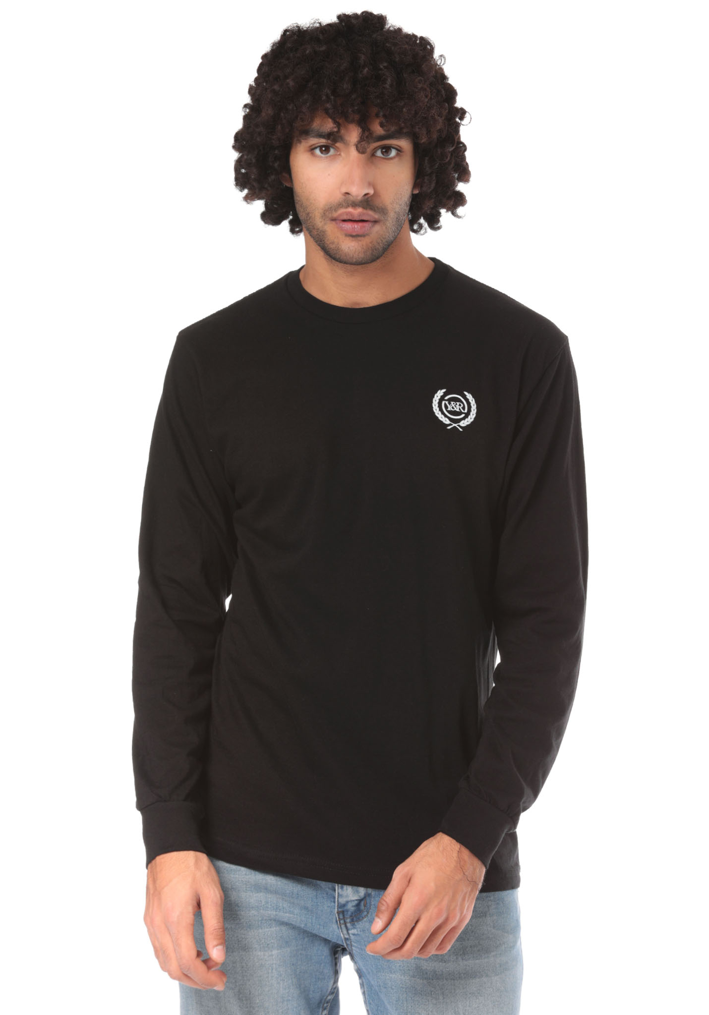 Young and Reckless Crest Longsleeve black XL