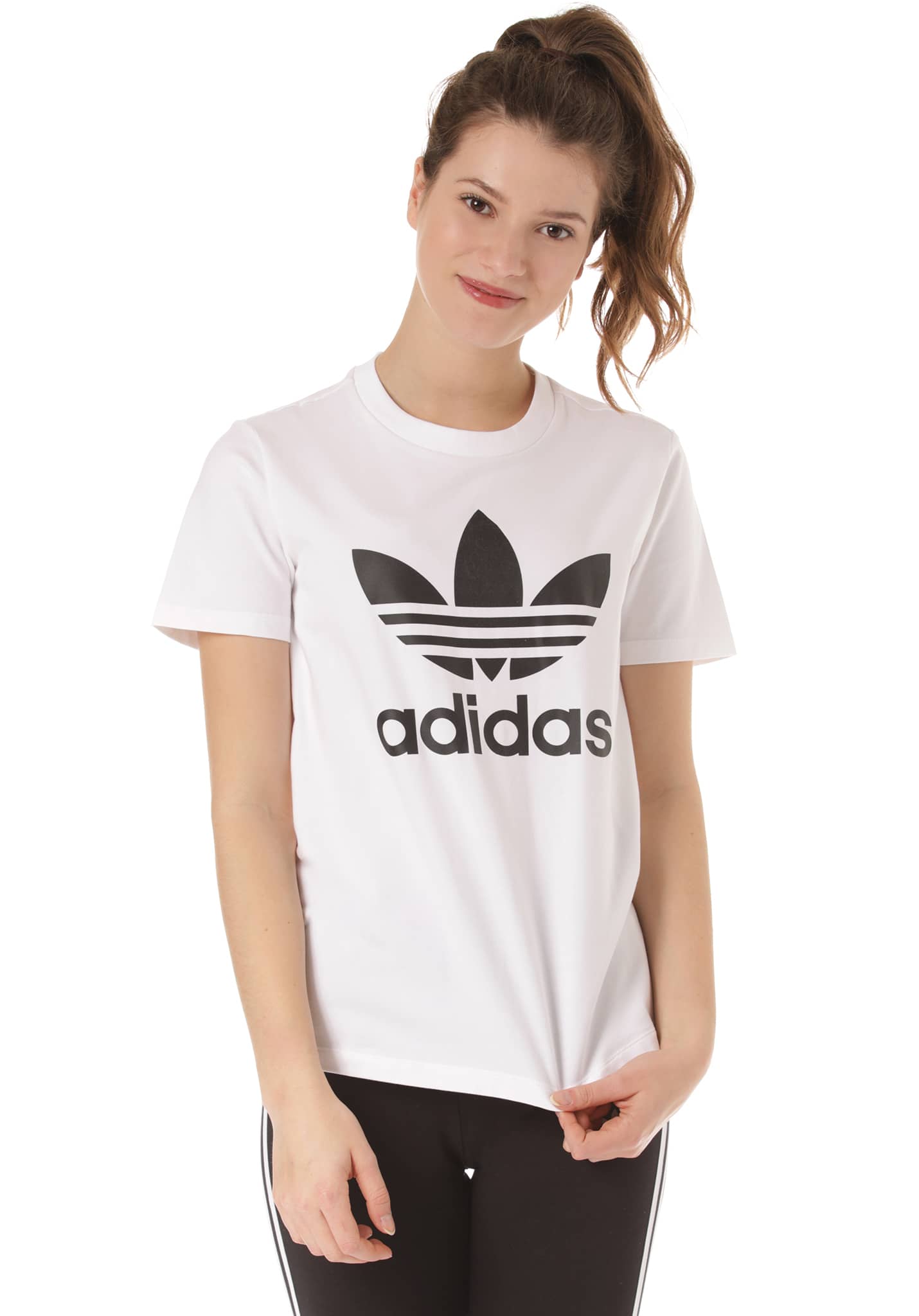 Adidas Originals Trefoil T-Shirt white 34