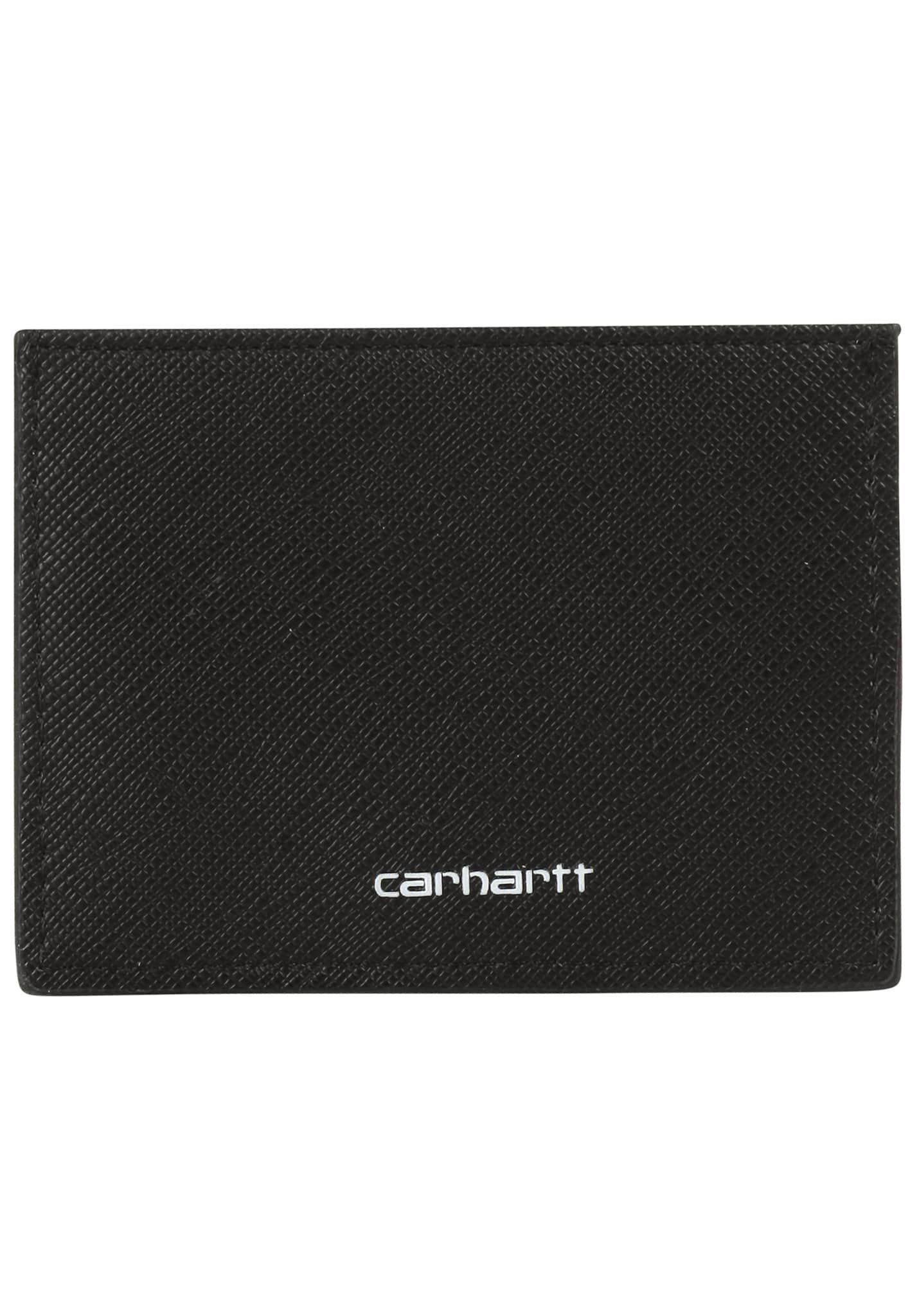 Carhartt WIP Coated Card Holder Portemonnaie schwarz / weiß One Size