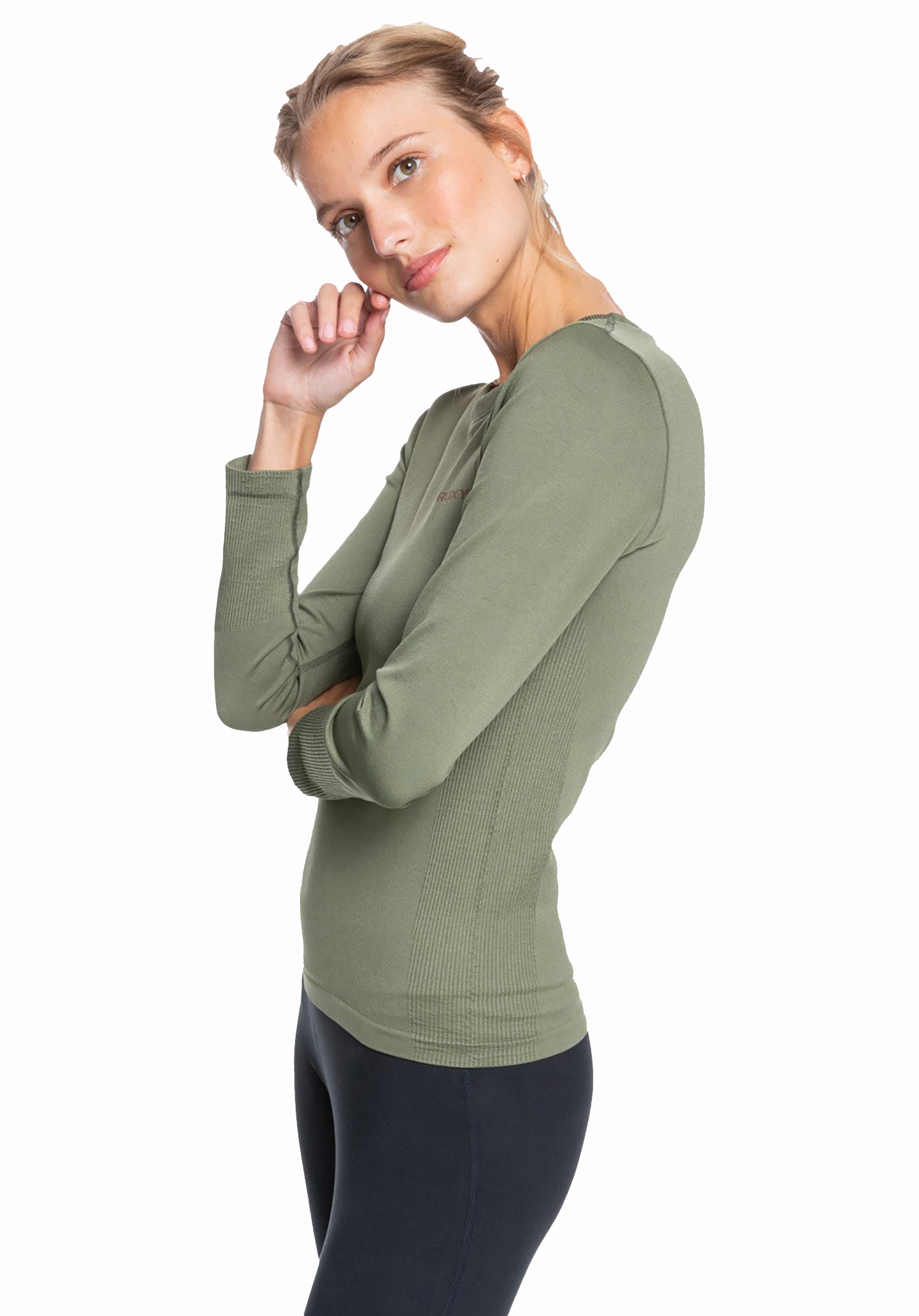 Roxy Proud Of Being Funktionsshirts deep lichen green M/L