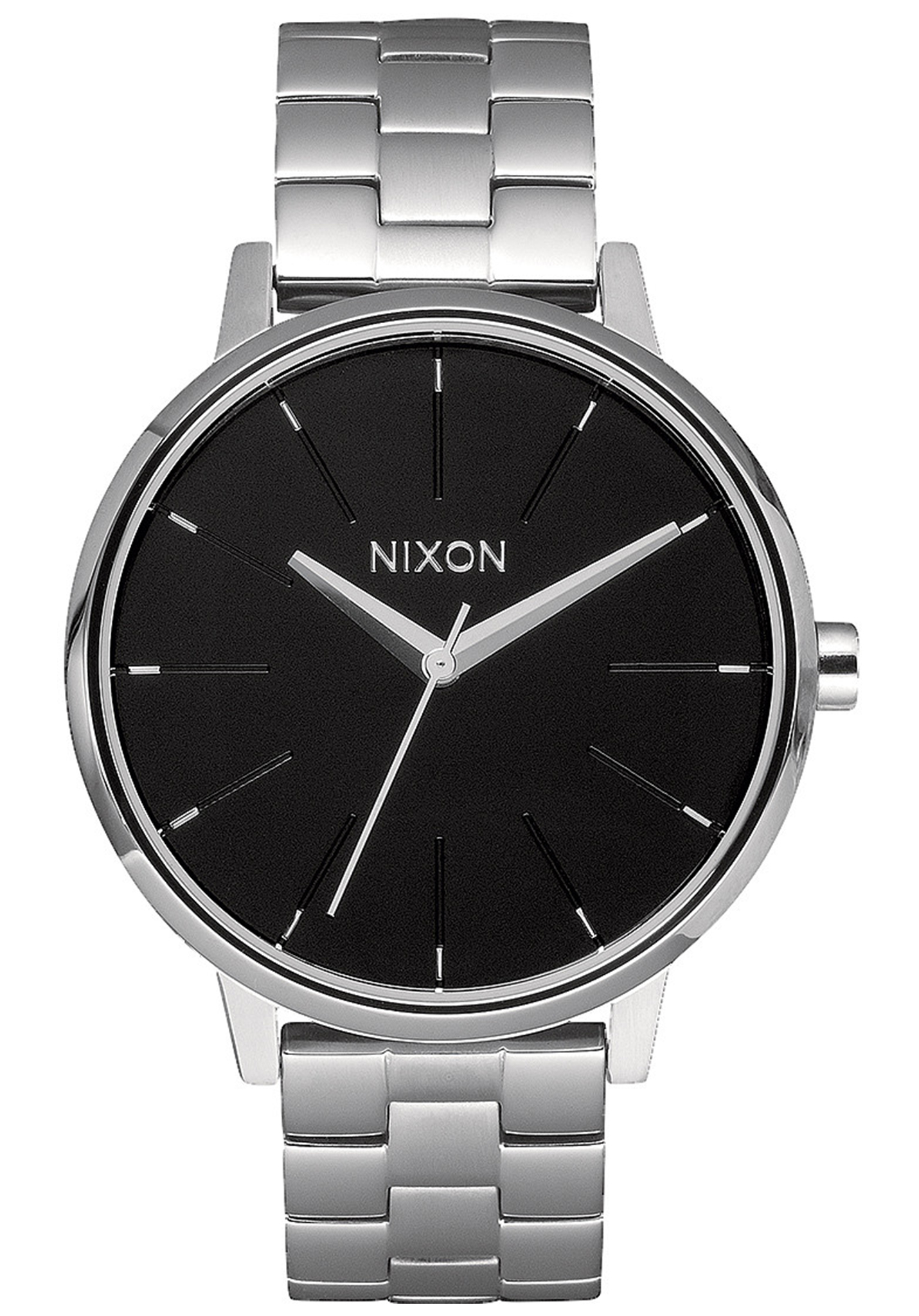 Nixon Kensington Uhren silber/schwarz One Size
