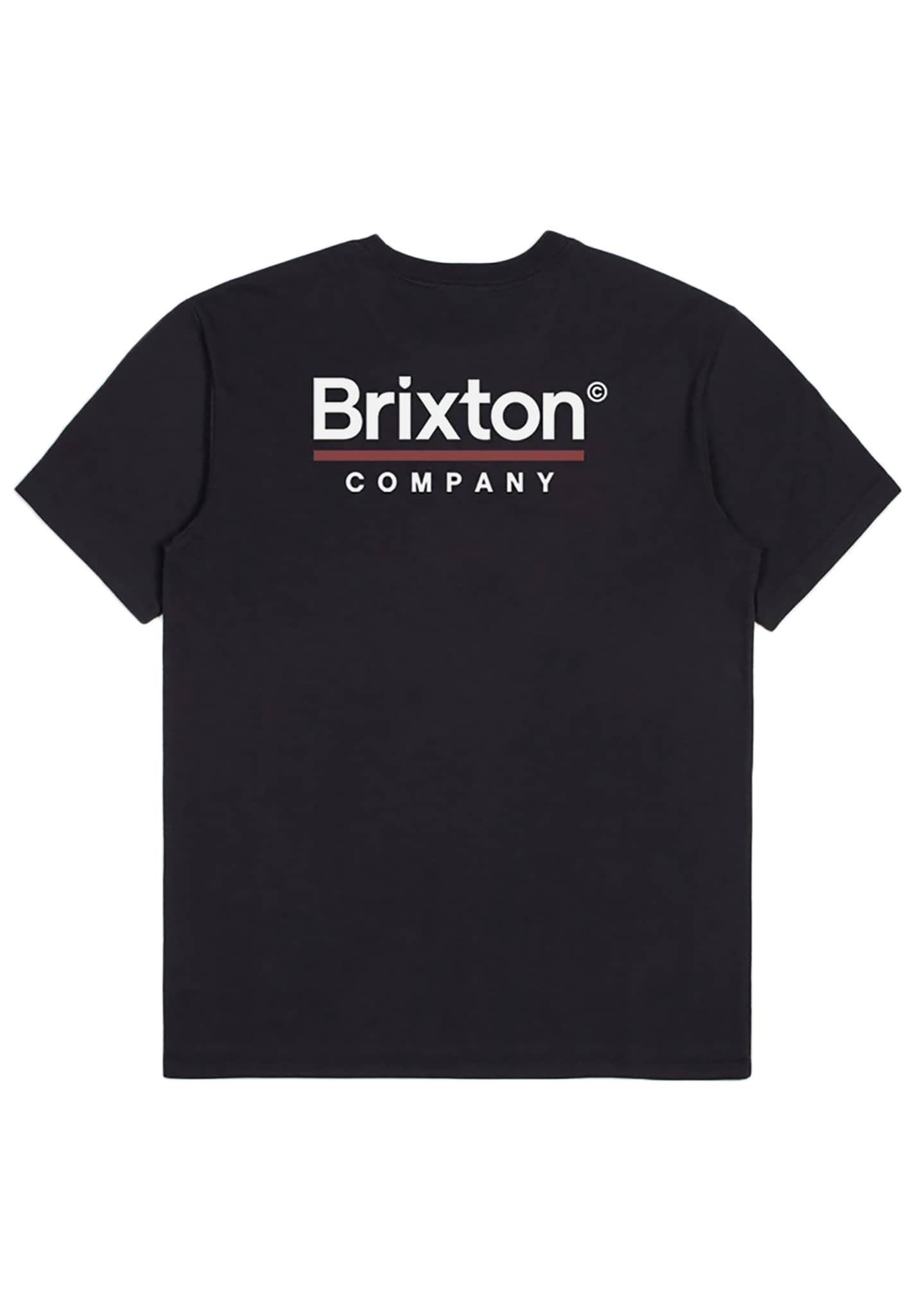 Brixton Palmer Line T-Shirt getragene wäsche schwarz XXL